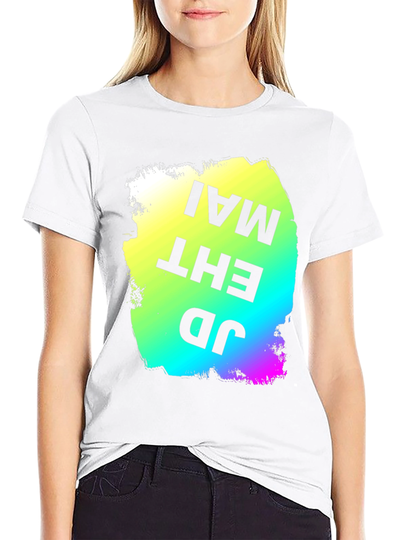 Bold Graphic Print T-Shirt - JD EHT MAI