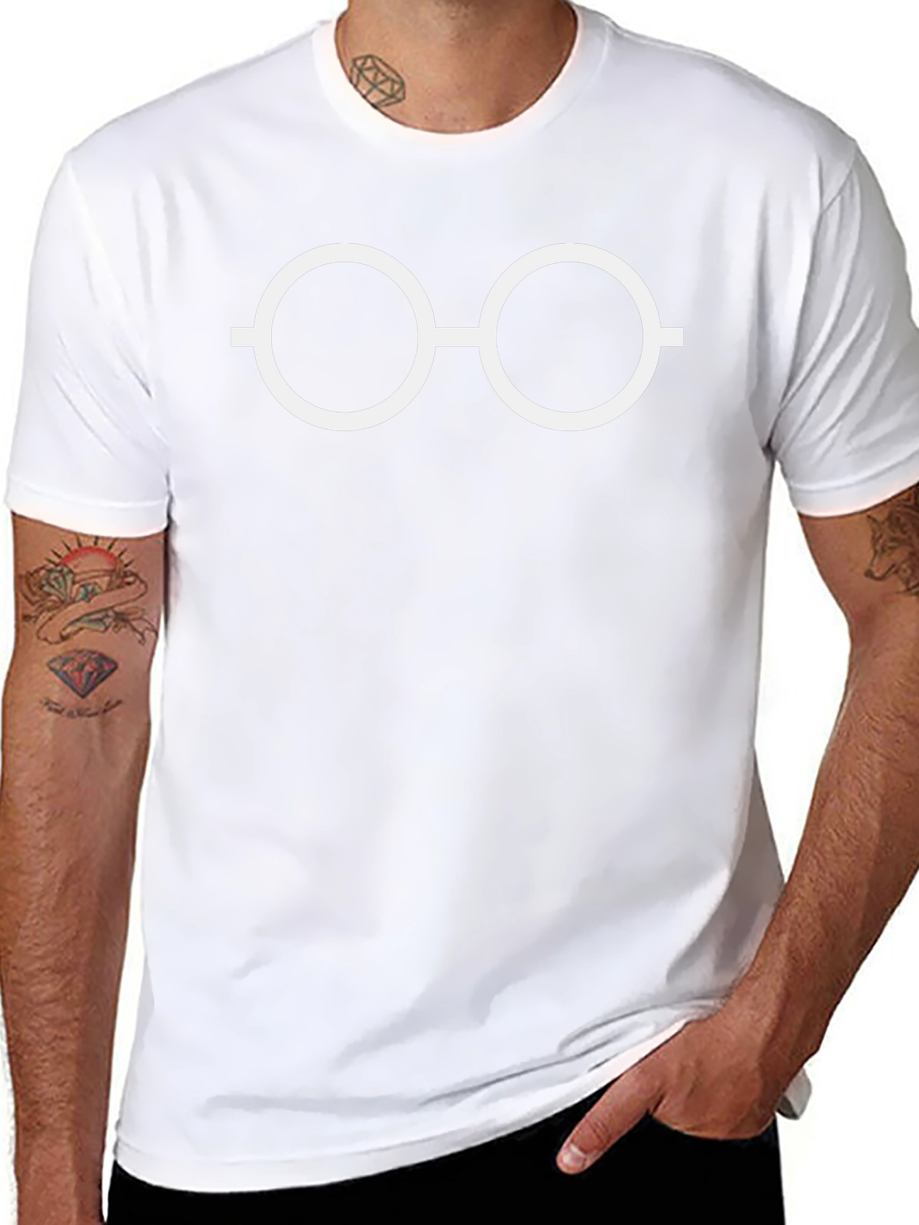 Harry Potter Style Glasses Graphic T-Shirt