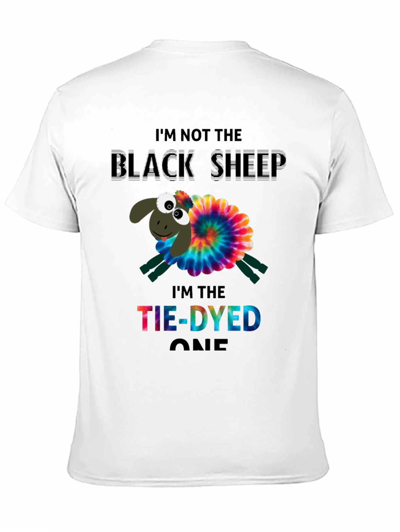 Tie-Dyed Sheep Graphic Tee