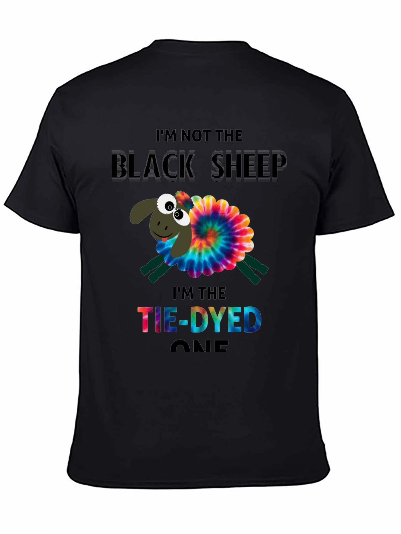 Tie-Dyed Sheep Graphic Tee
