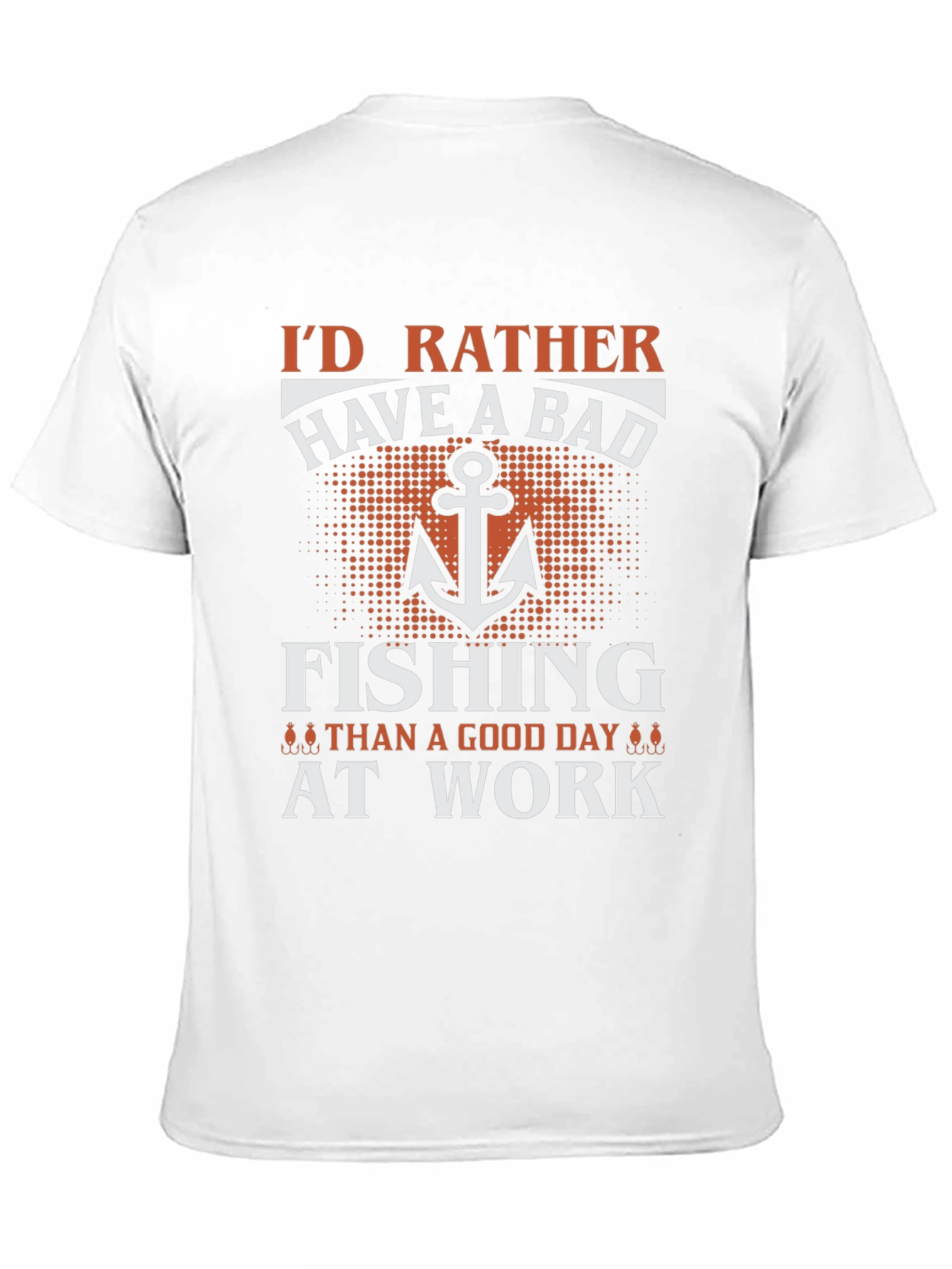 Funny Fishing T-Shirt - Id Rather Be Fishing