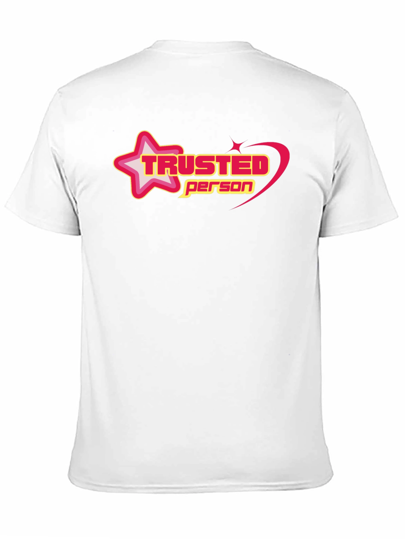 Trusted Person Graphic Black T-Shirt