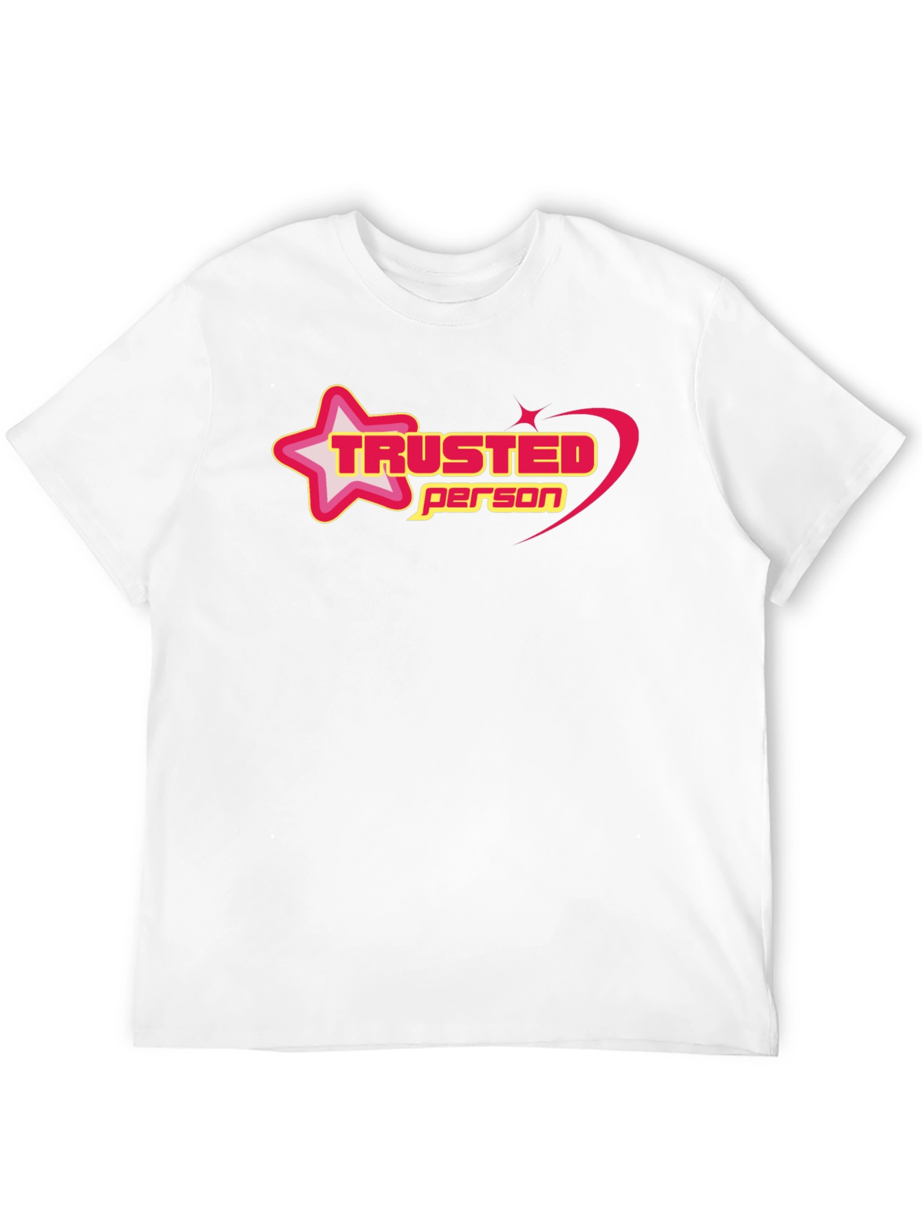 Trusted Person Graphic Black T-Shirt