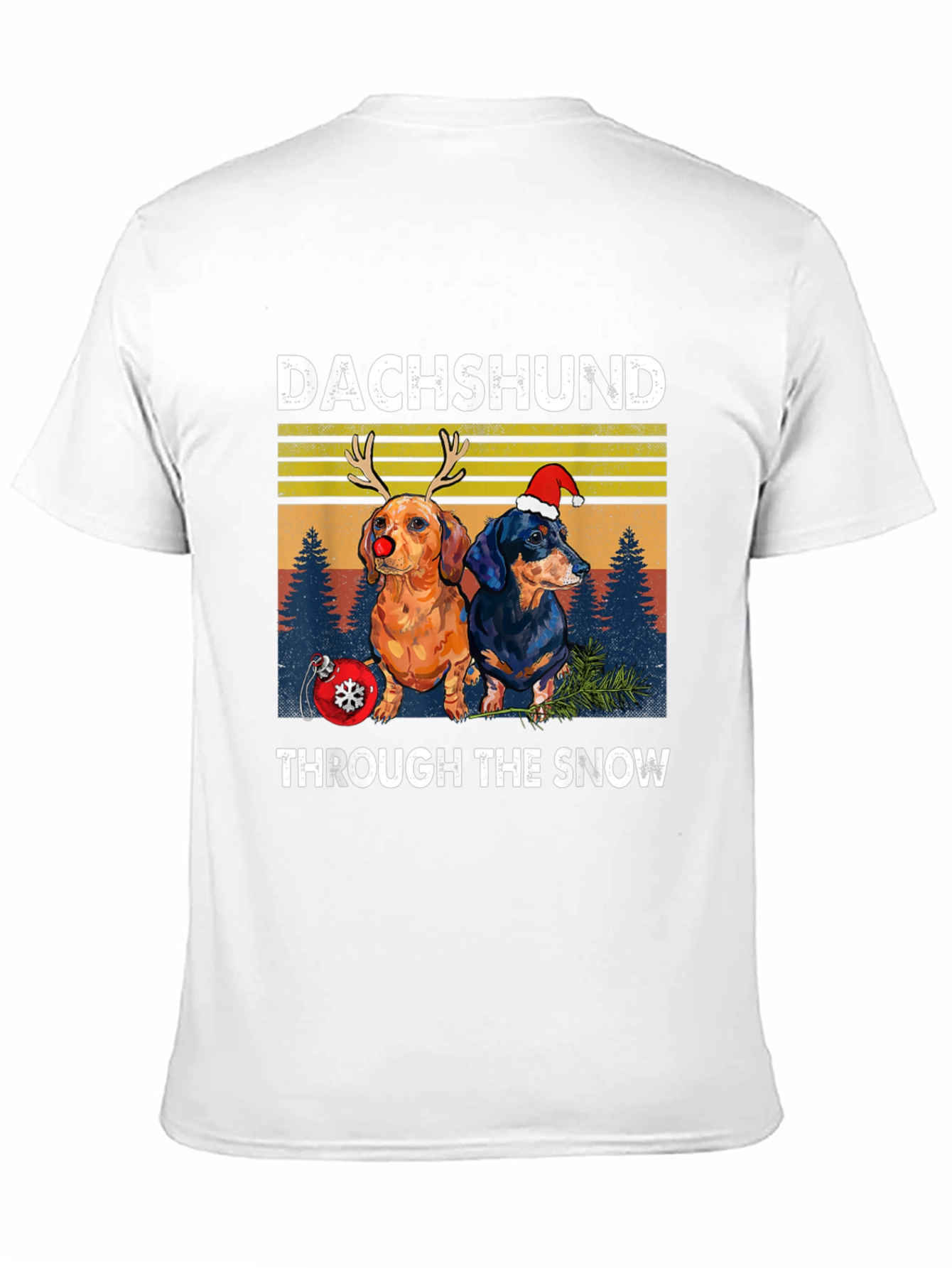 Dachshund Through the Snow Graphic Tee