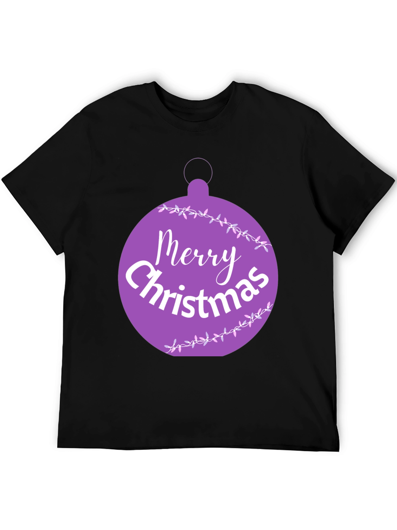 Merry Christmas Ornament Graphic Tee