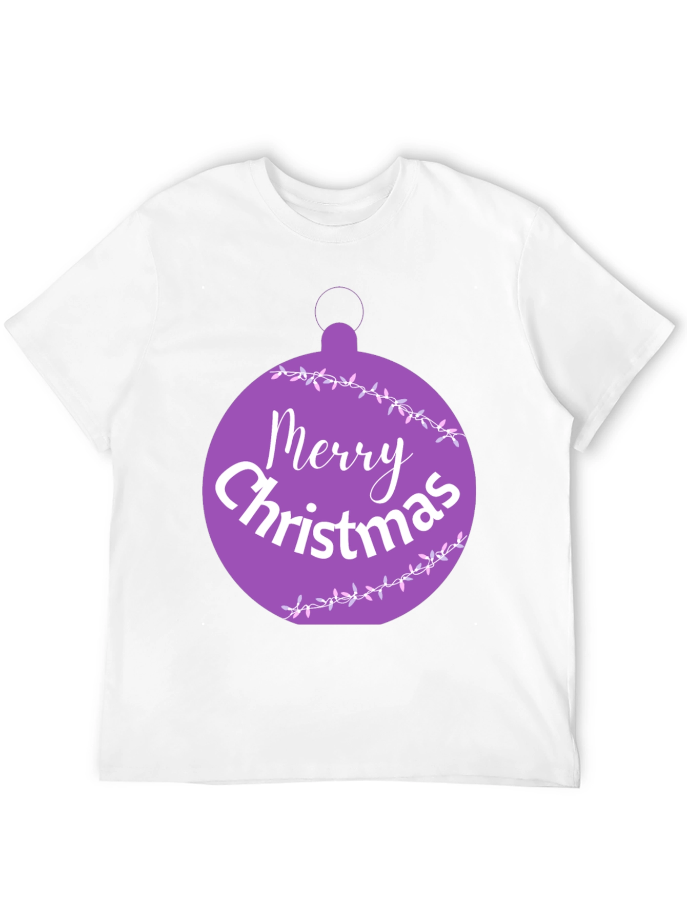 Merry Christmas Ornament Graphic Tee