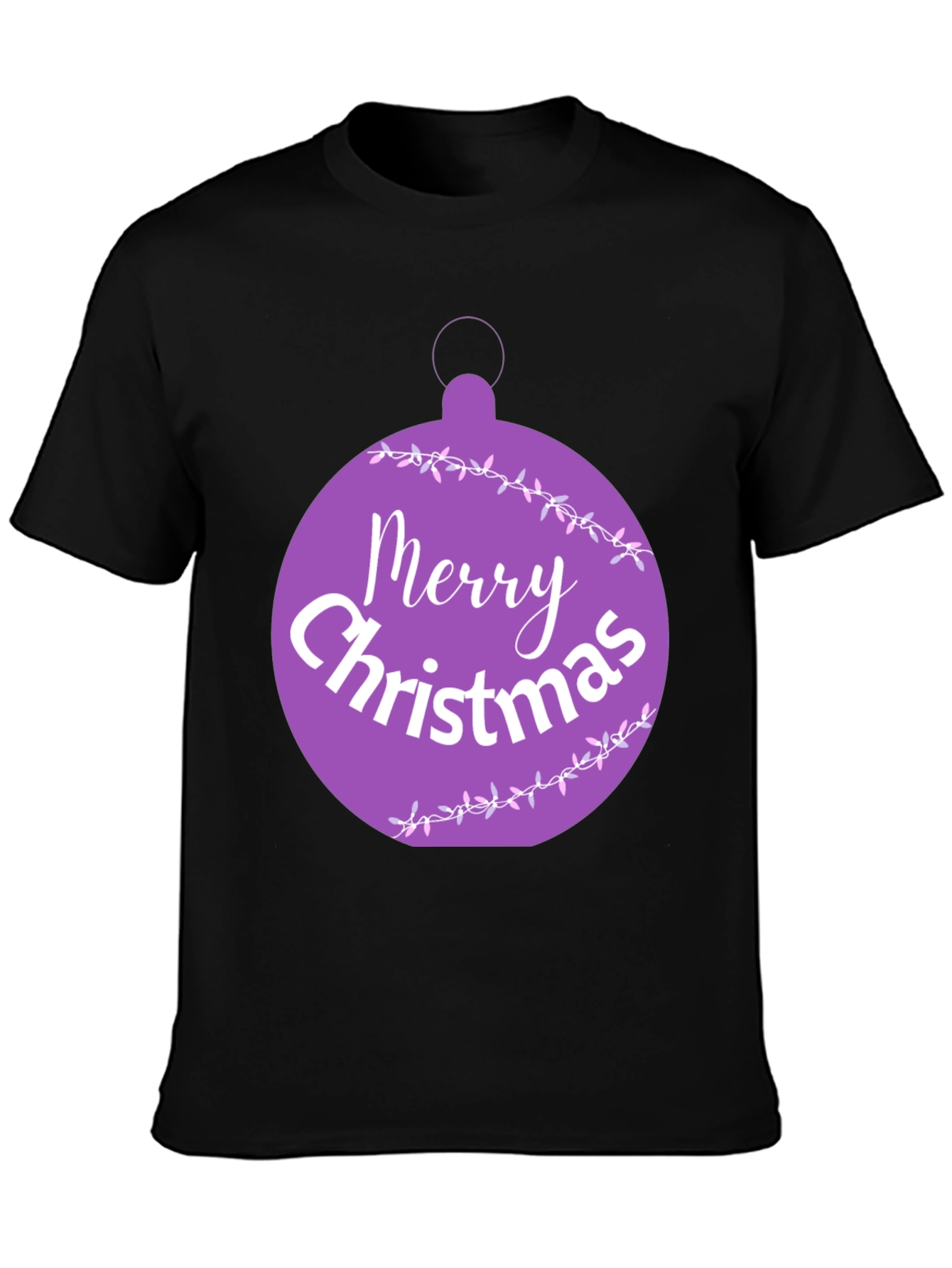 Merry Christmas Ornament Graphic Tee