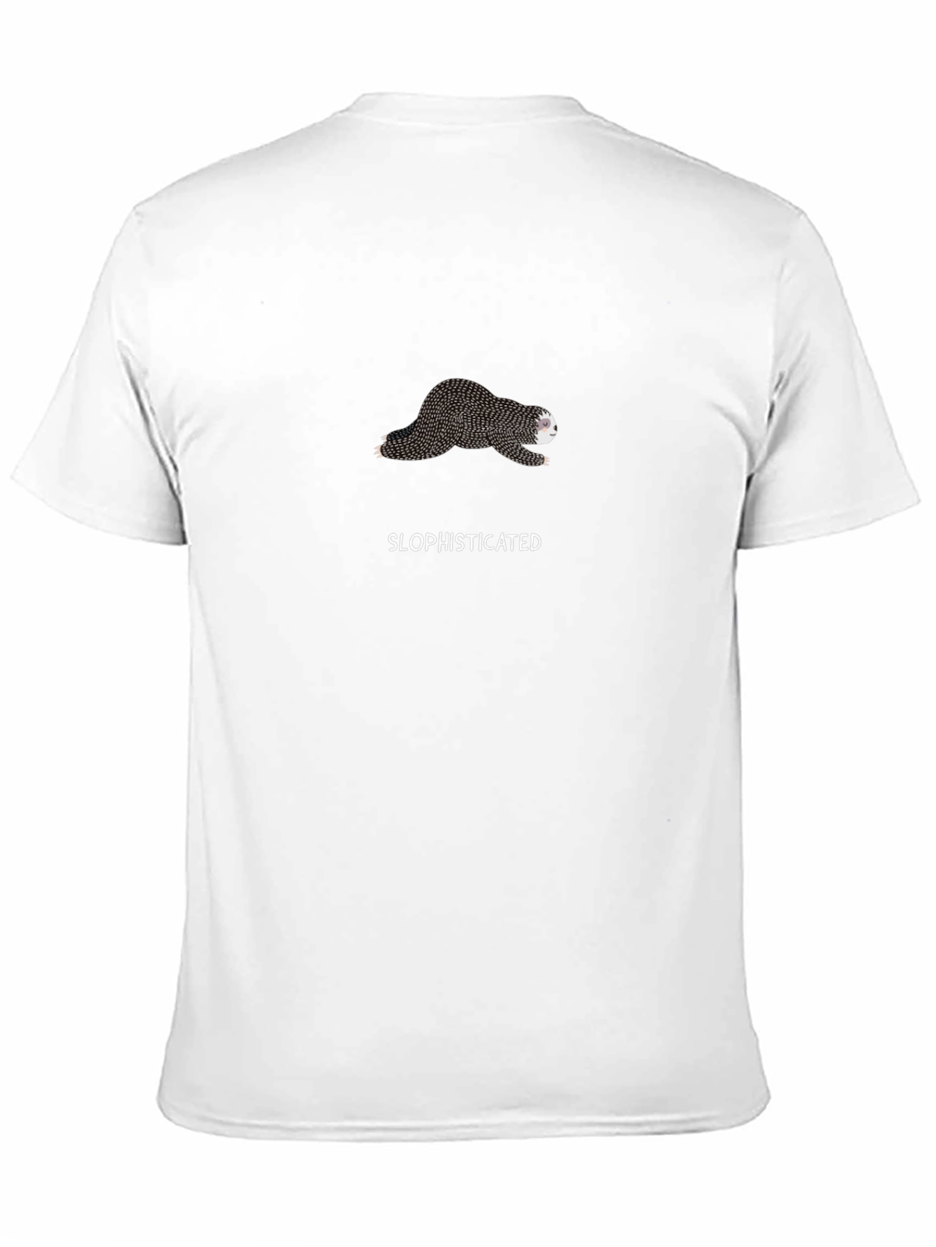 Slothisticated Graphic Tee - Comfy Black T-Shirt