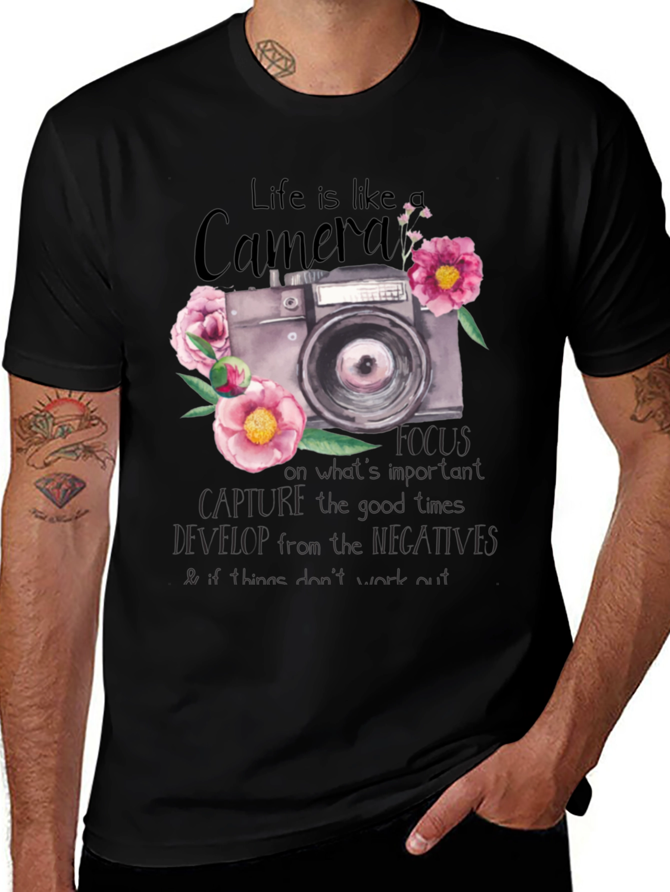 Life is Like a Camera Graphic Tee