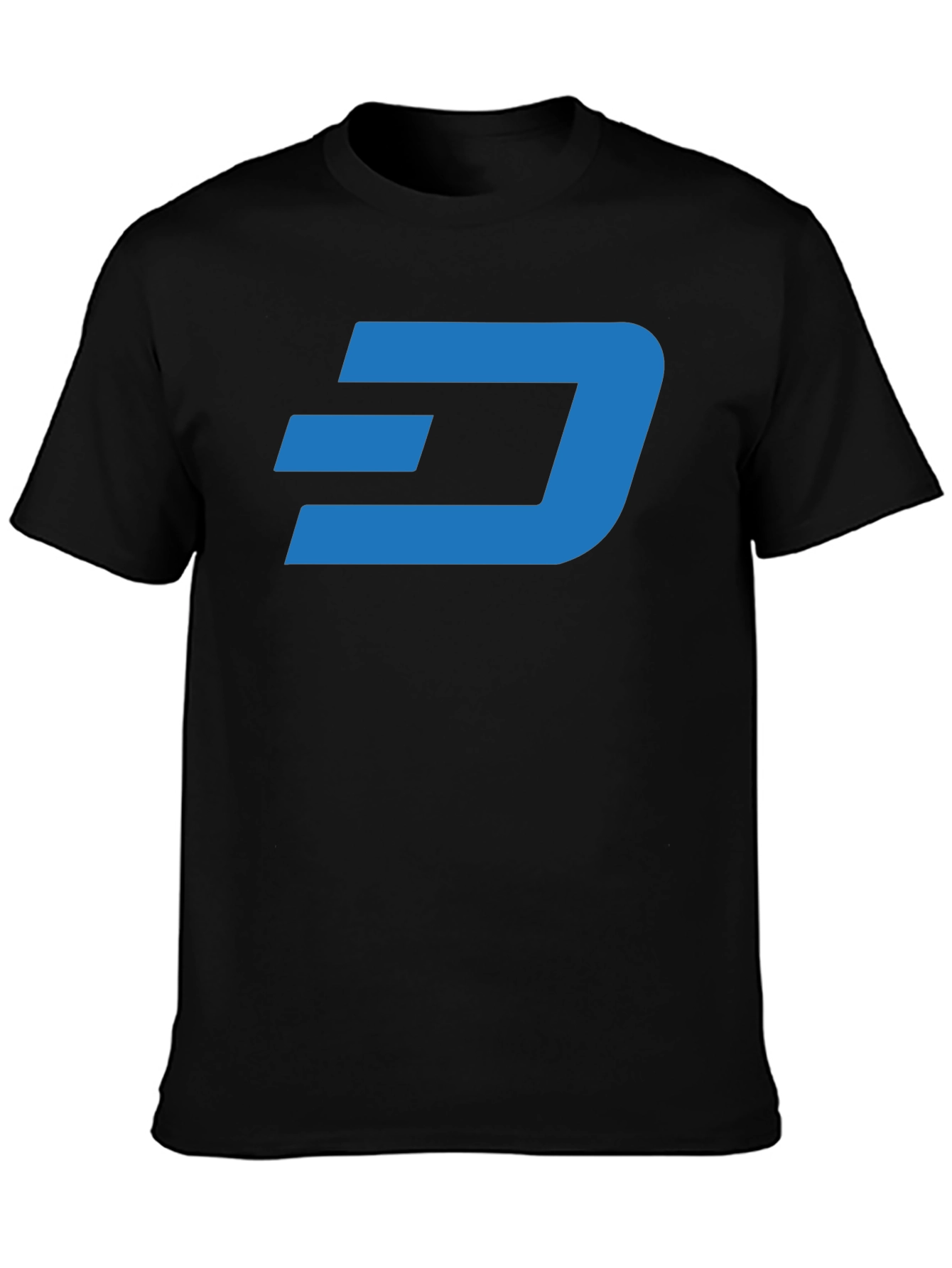 DASH Crypto Black T-Shirt - Stylish Cryptocurrency Tee