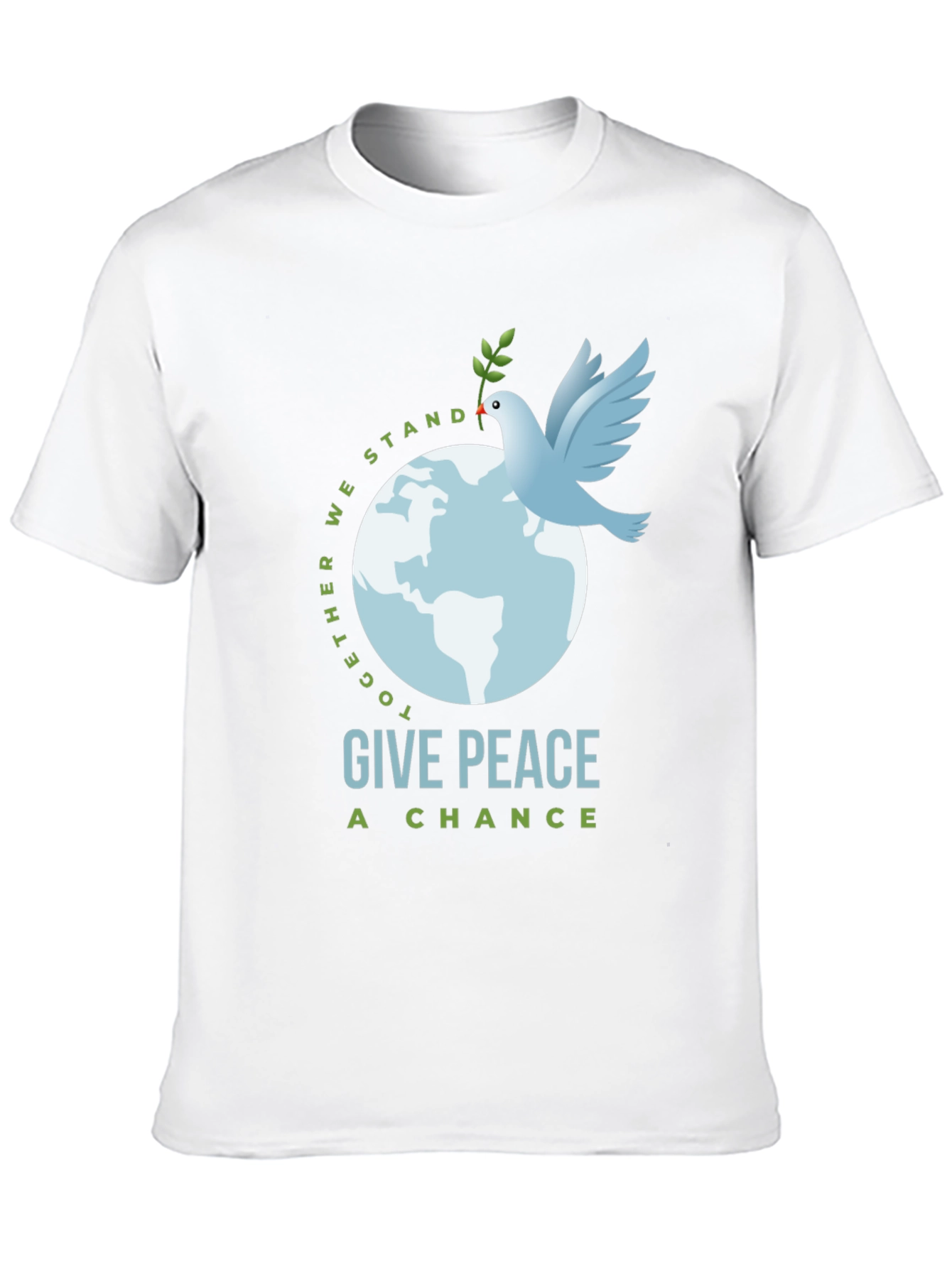 Give Peace a Chance Black T-Shirt