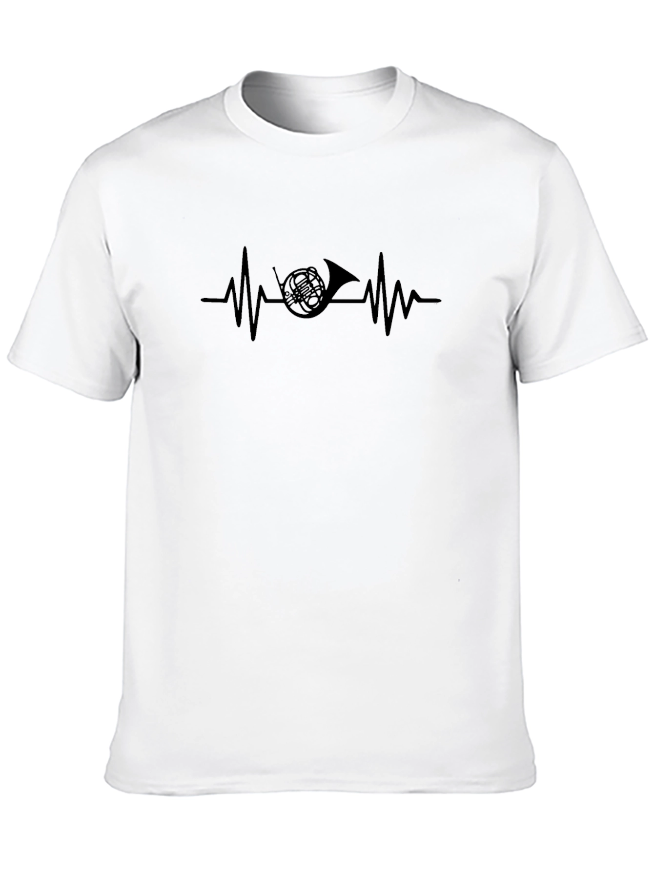 French Horn Heartbeat T-Shirt