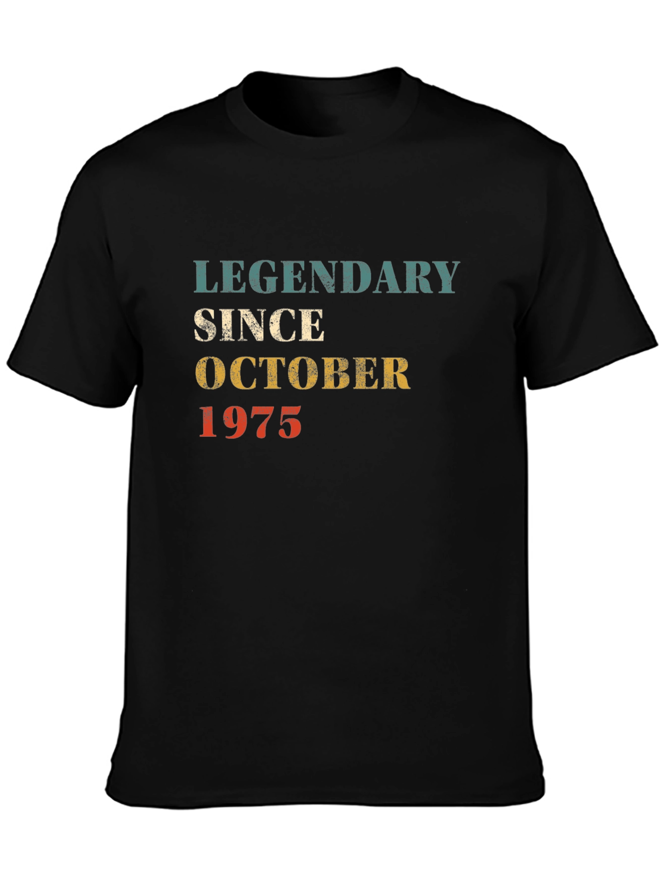 Legendary Since October 1975 Black T-Shirt