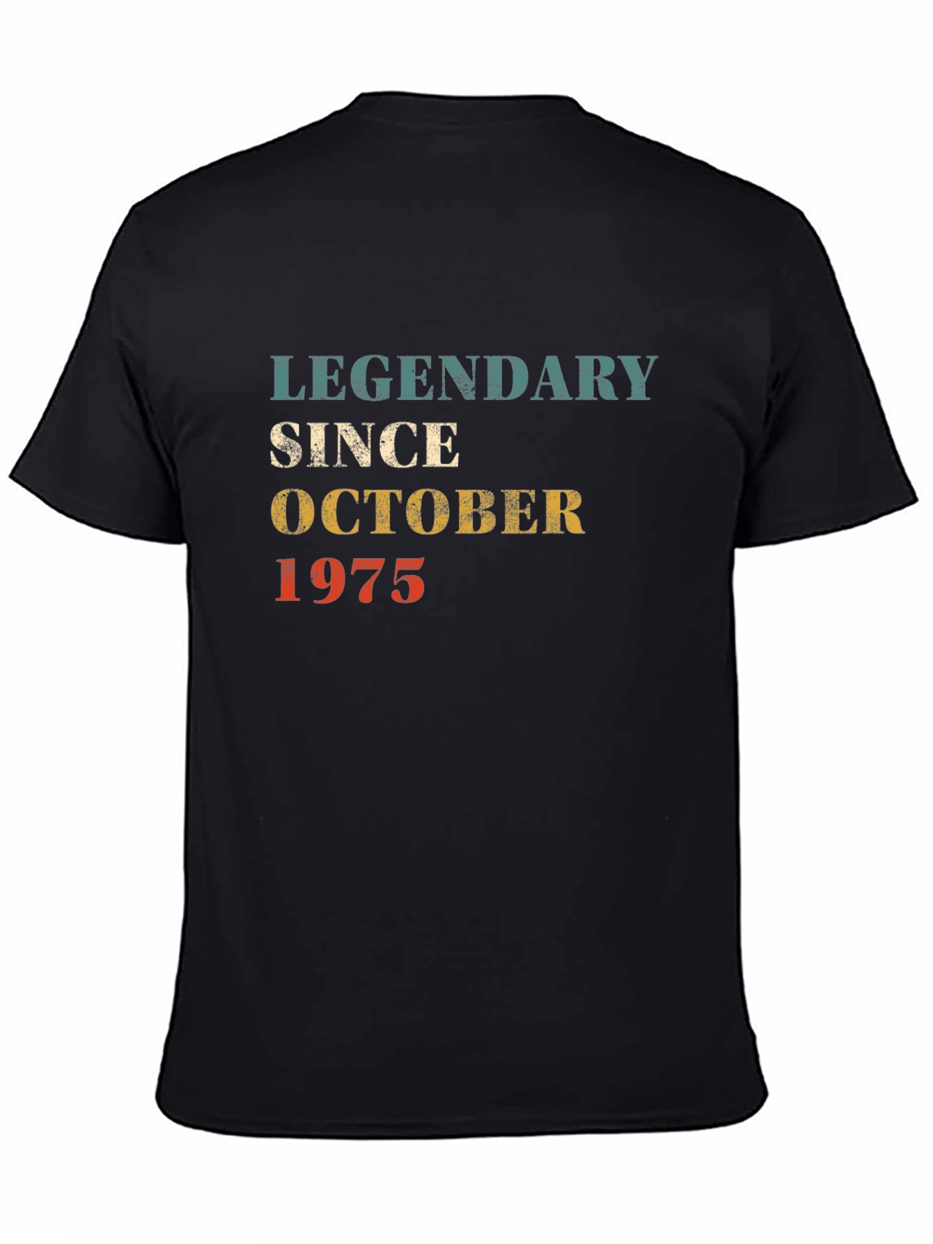 Legendary Since October 1975 Black T-Shirt