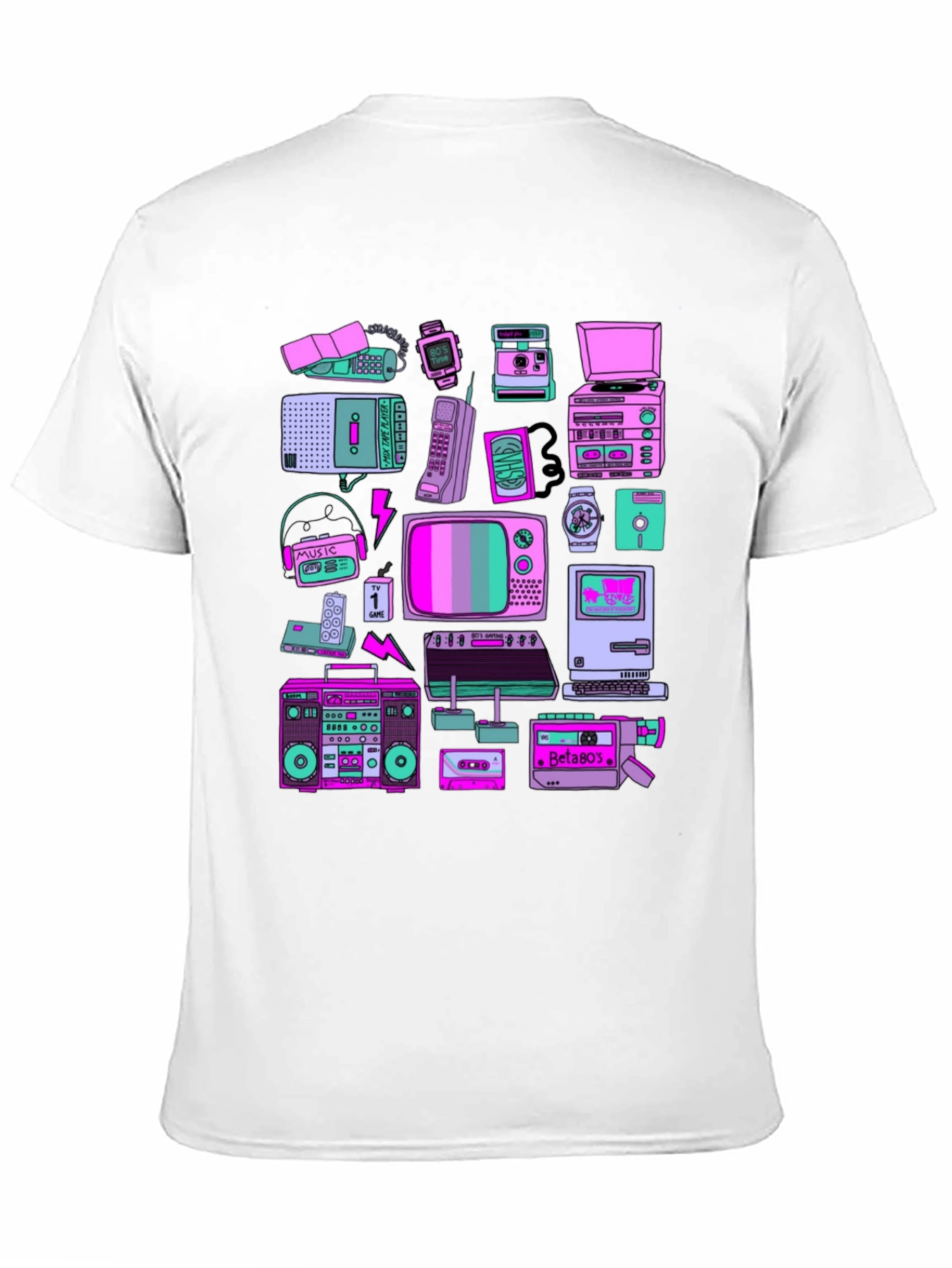 Retro Tech Graphic T-Shirt