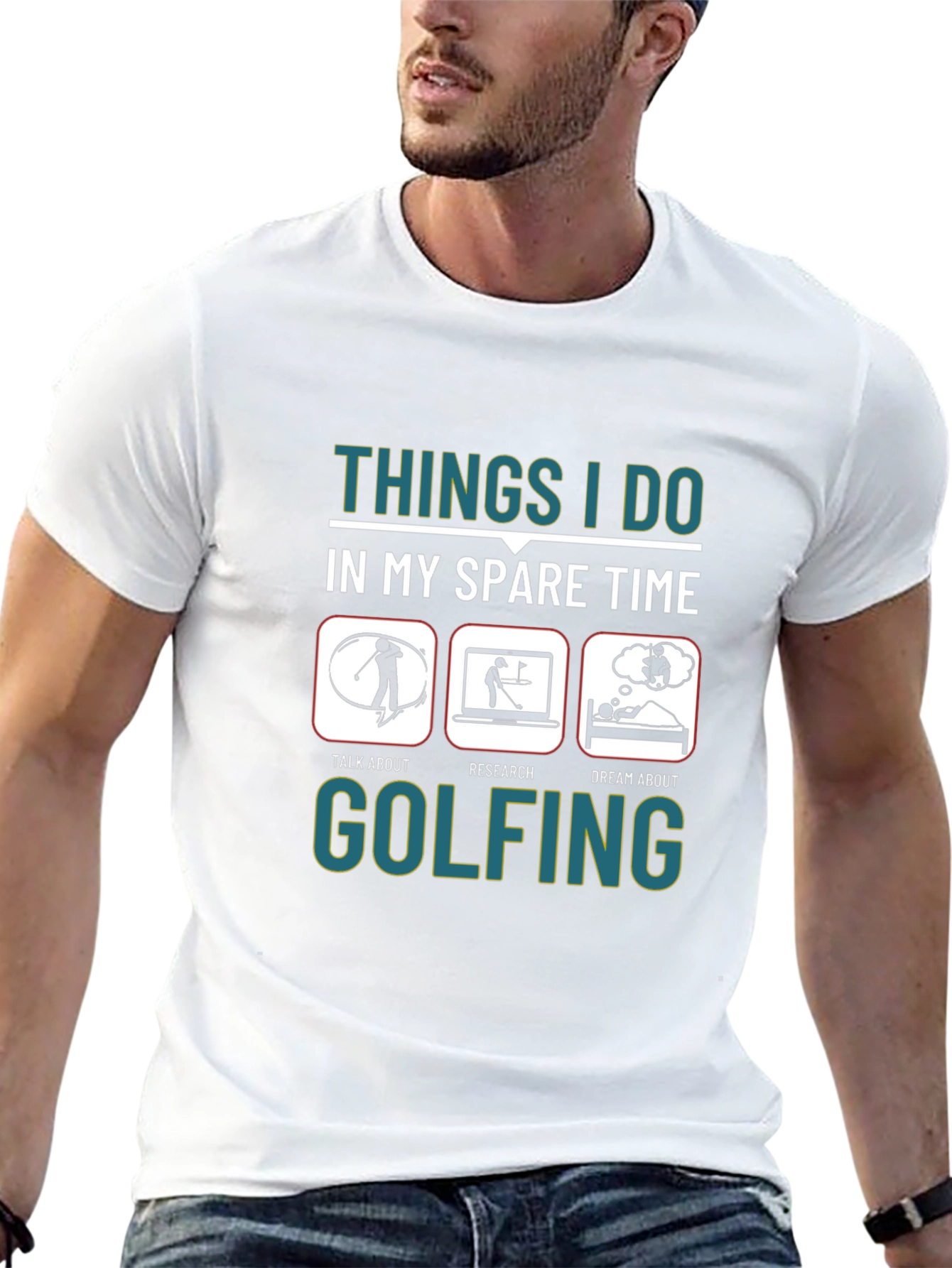 Golfing Spare Time T-Shirt - Golfers Life Tee