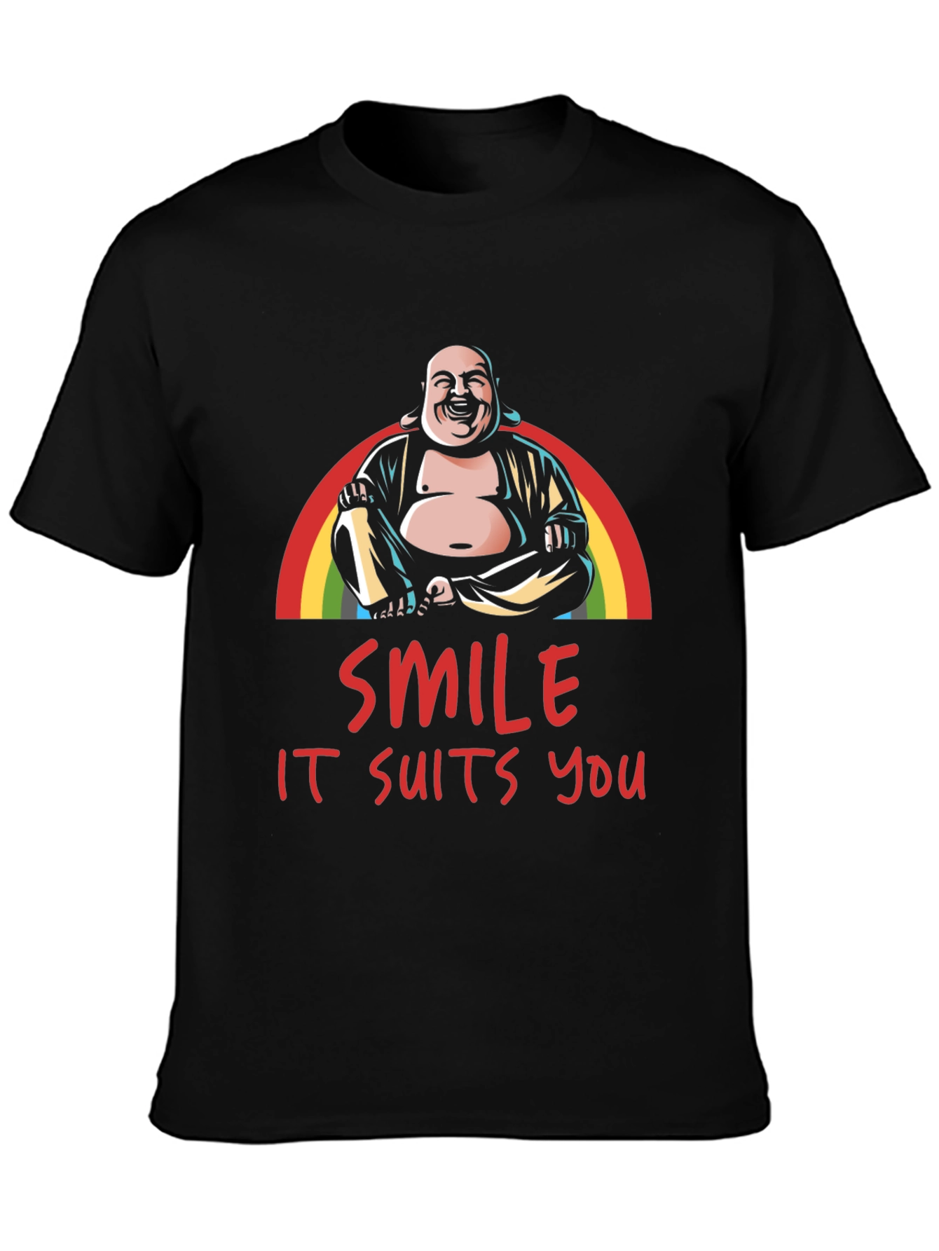 Buddha Smile T-Shirt - It Suits You!