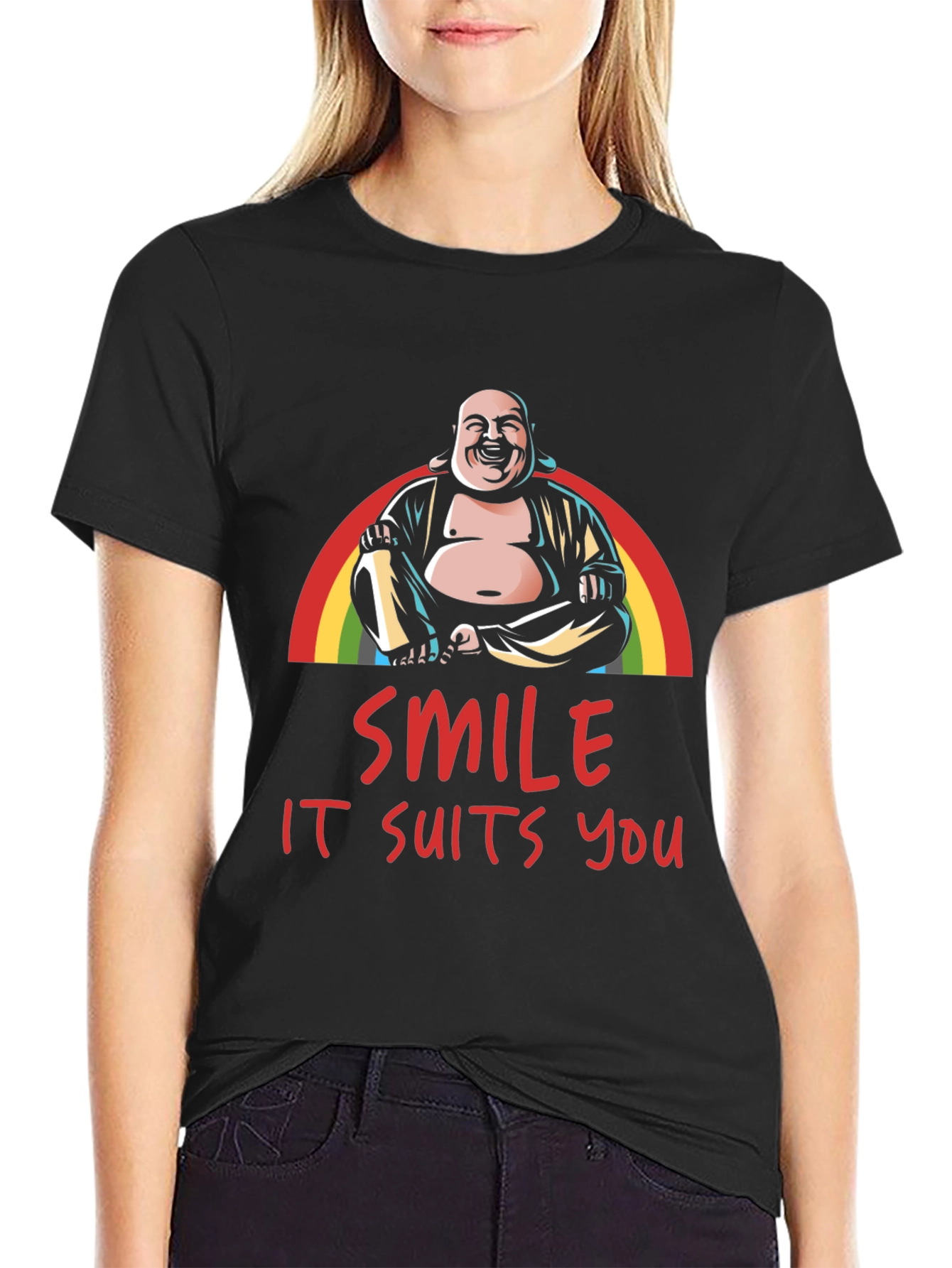 Buddha Smile T-Shirt - It Suits You!