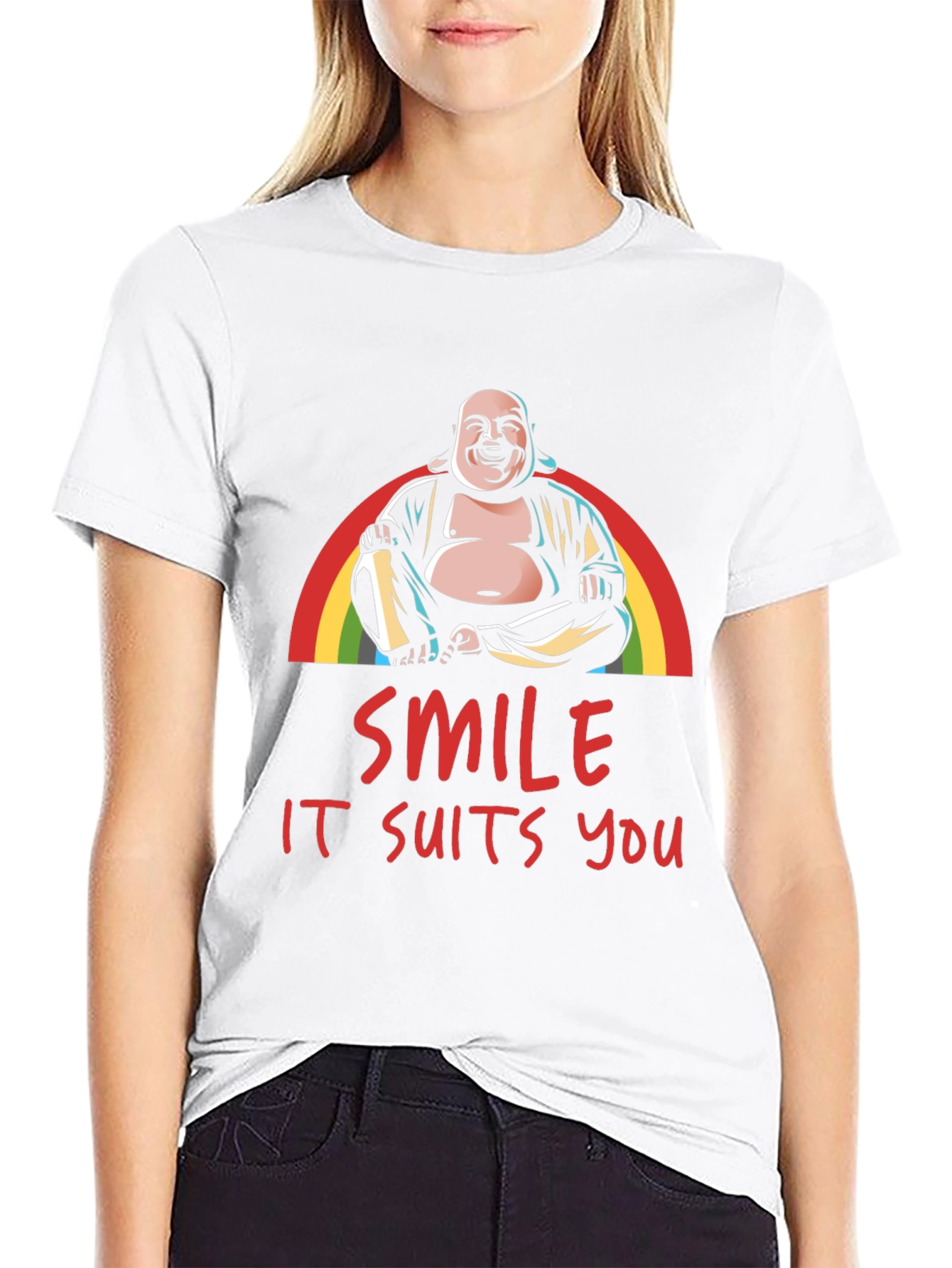 Buddha Smile T-Shirt - It Suits You!
