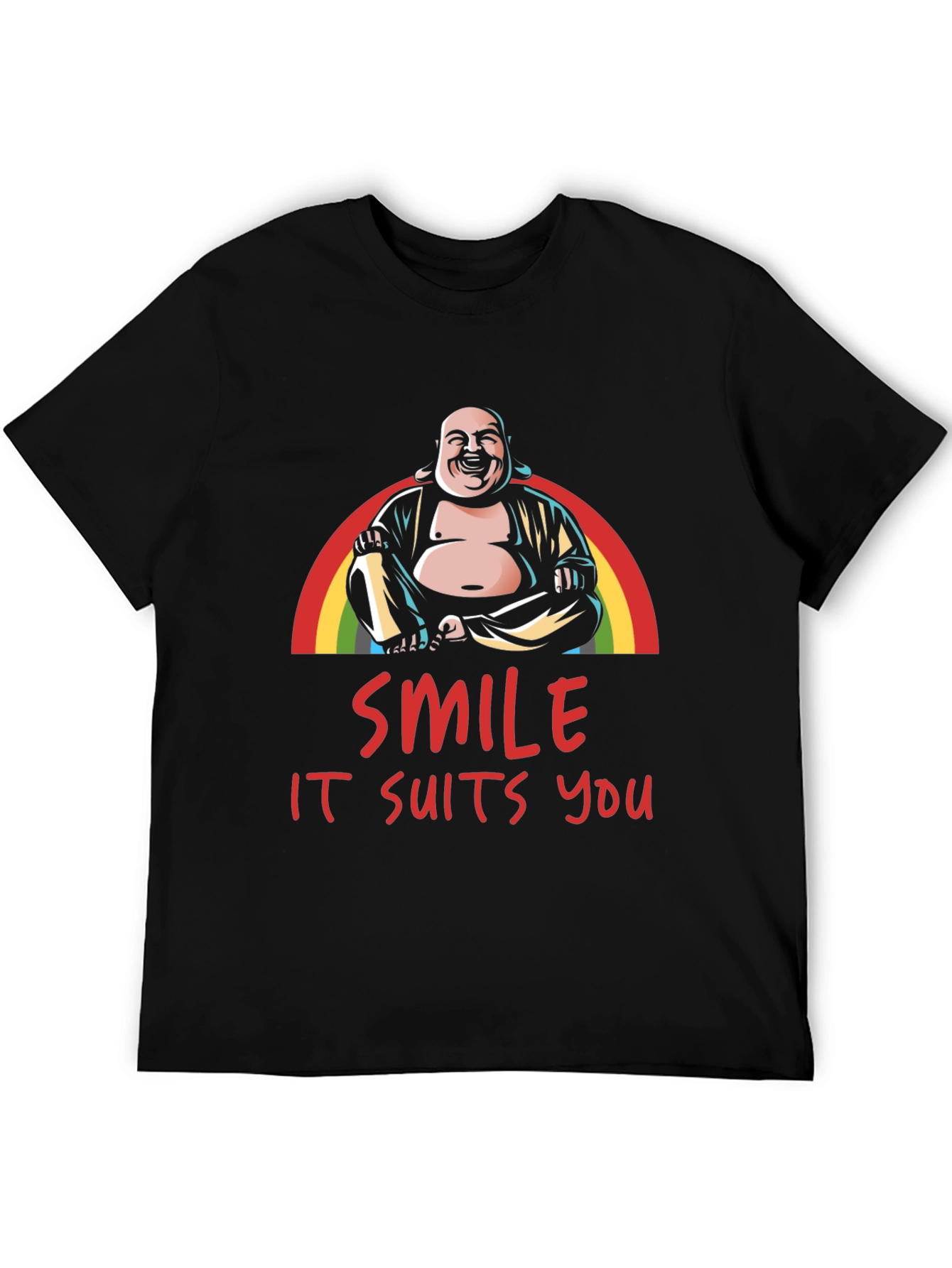 Buddha Smile T-Shirt - It Suits You!