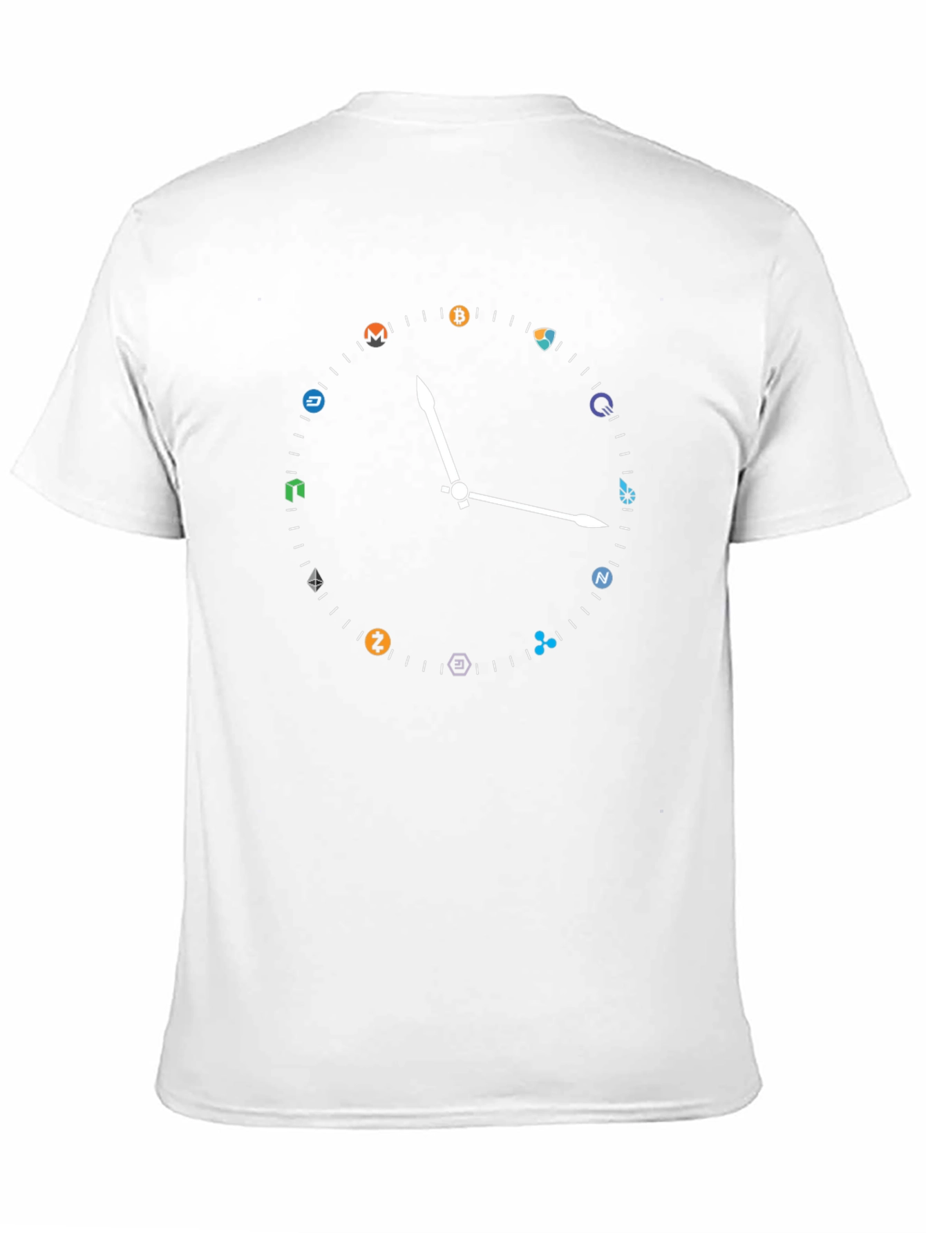 Crypto Clock T-Shirt - Bitcoin & Altcoins