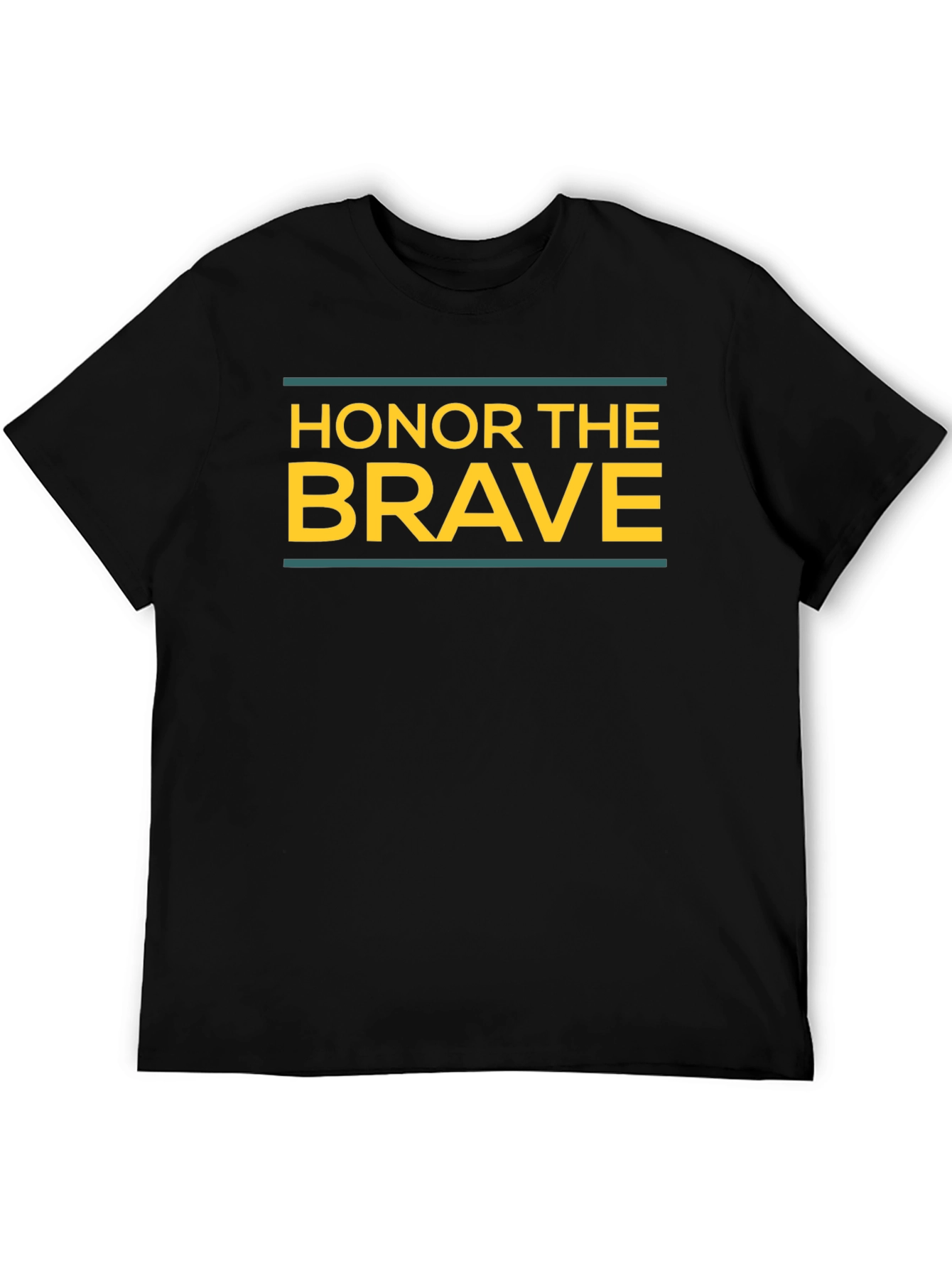 Honor The Brave Graphic T-Shirt - Black