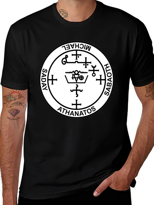 Occult Sigil T-Shirt - Michael Saboath Athanatos Saday