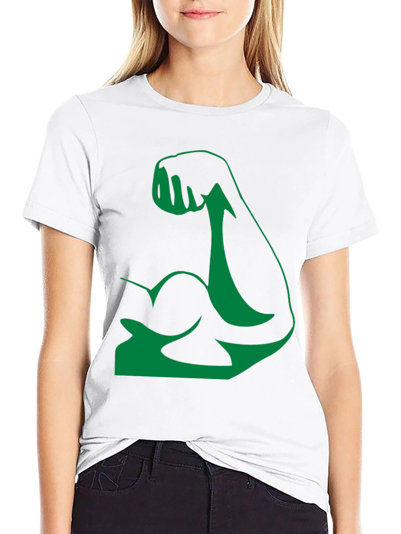 Hulk Arm Black T-Shirt - Show Your Strength!