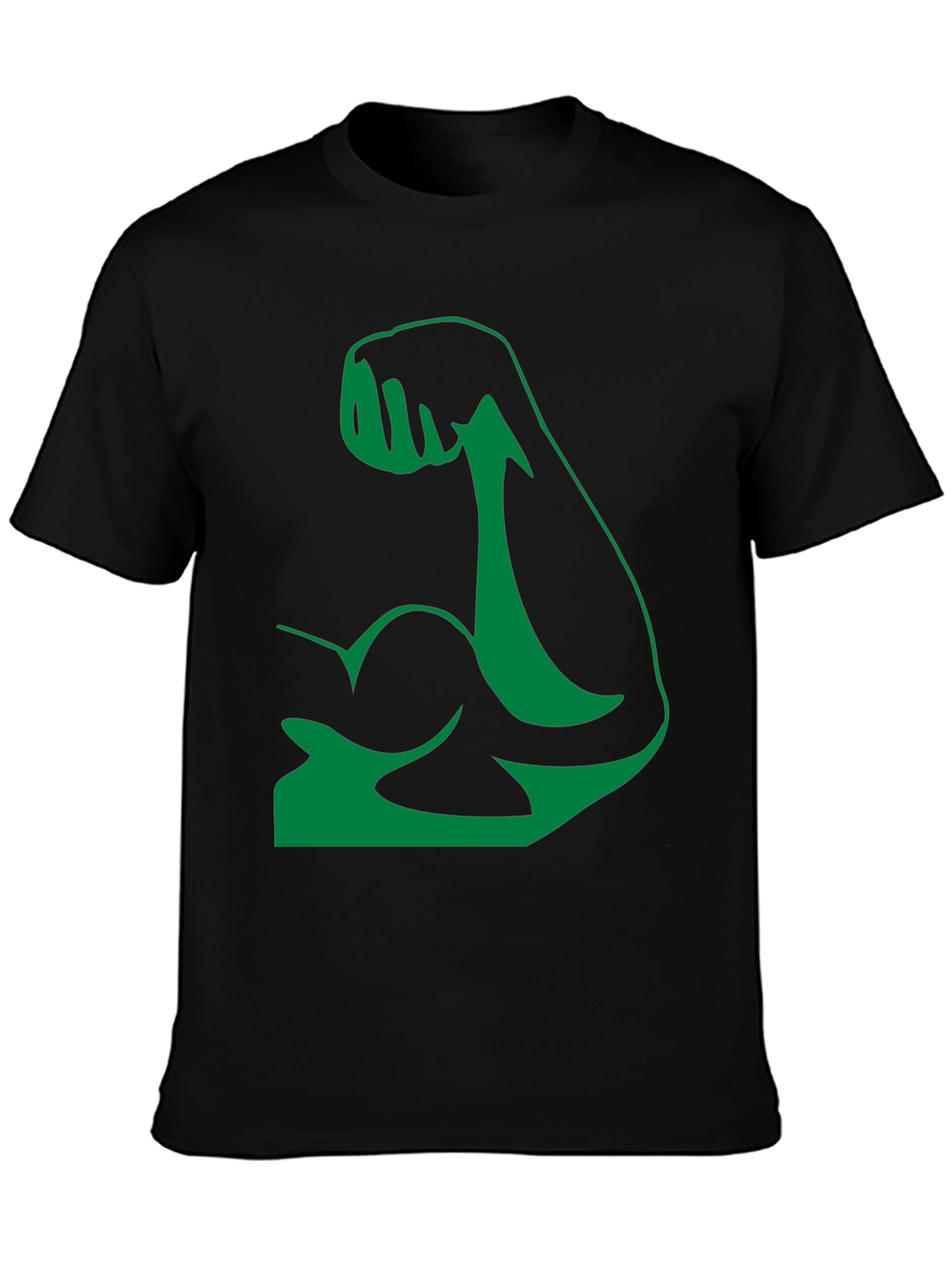 Hulk Arm Black T-Shirt - Show Your Strength!
