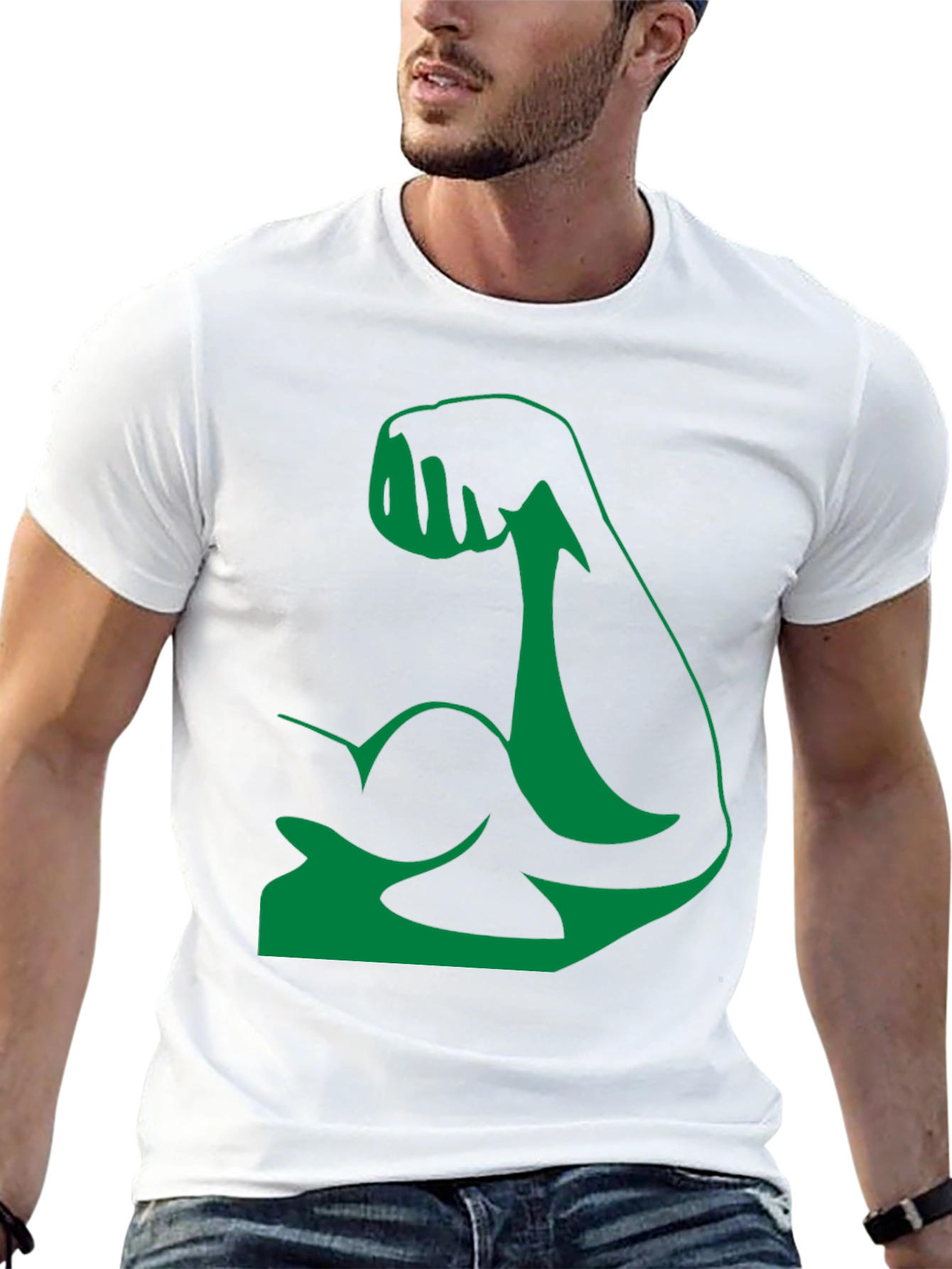 Hulk Arm Black T-Shirt - Show Your Strength!
