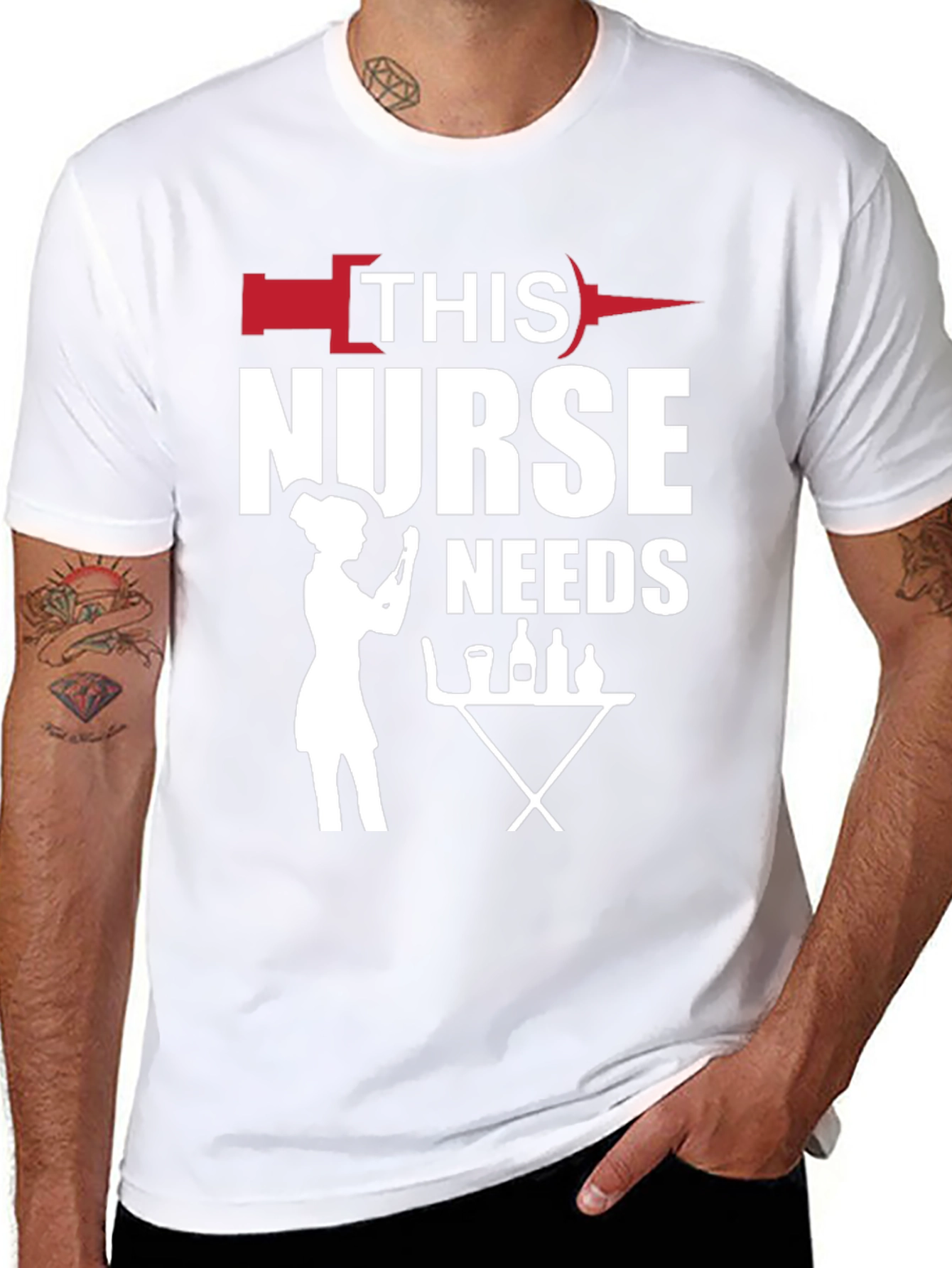 Nurse Needs Wine T-Shirt