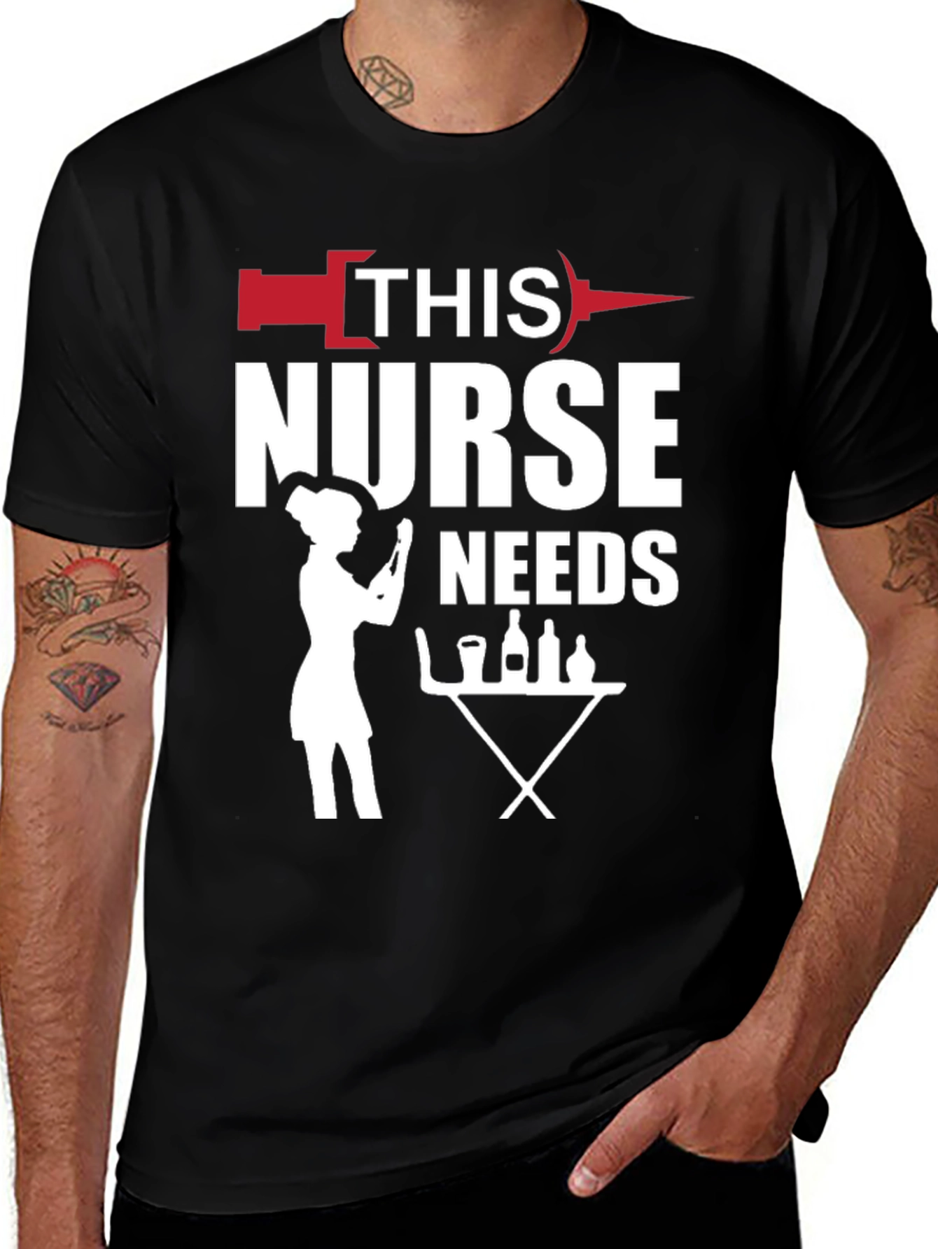 Nurse Needs Wine T-Shirt
