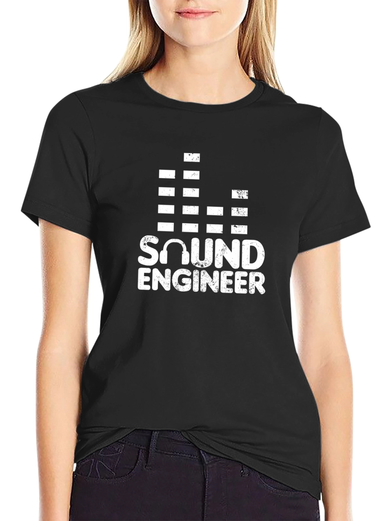 Sound Engineer Black T-Shirt