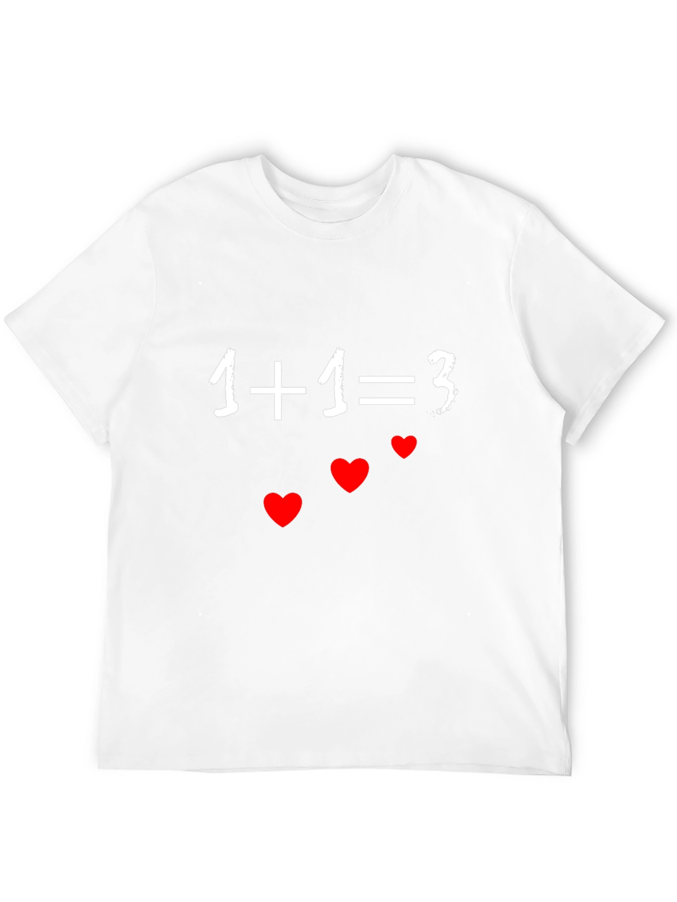 1+1=3 Cute Family Matching T-Shirt