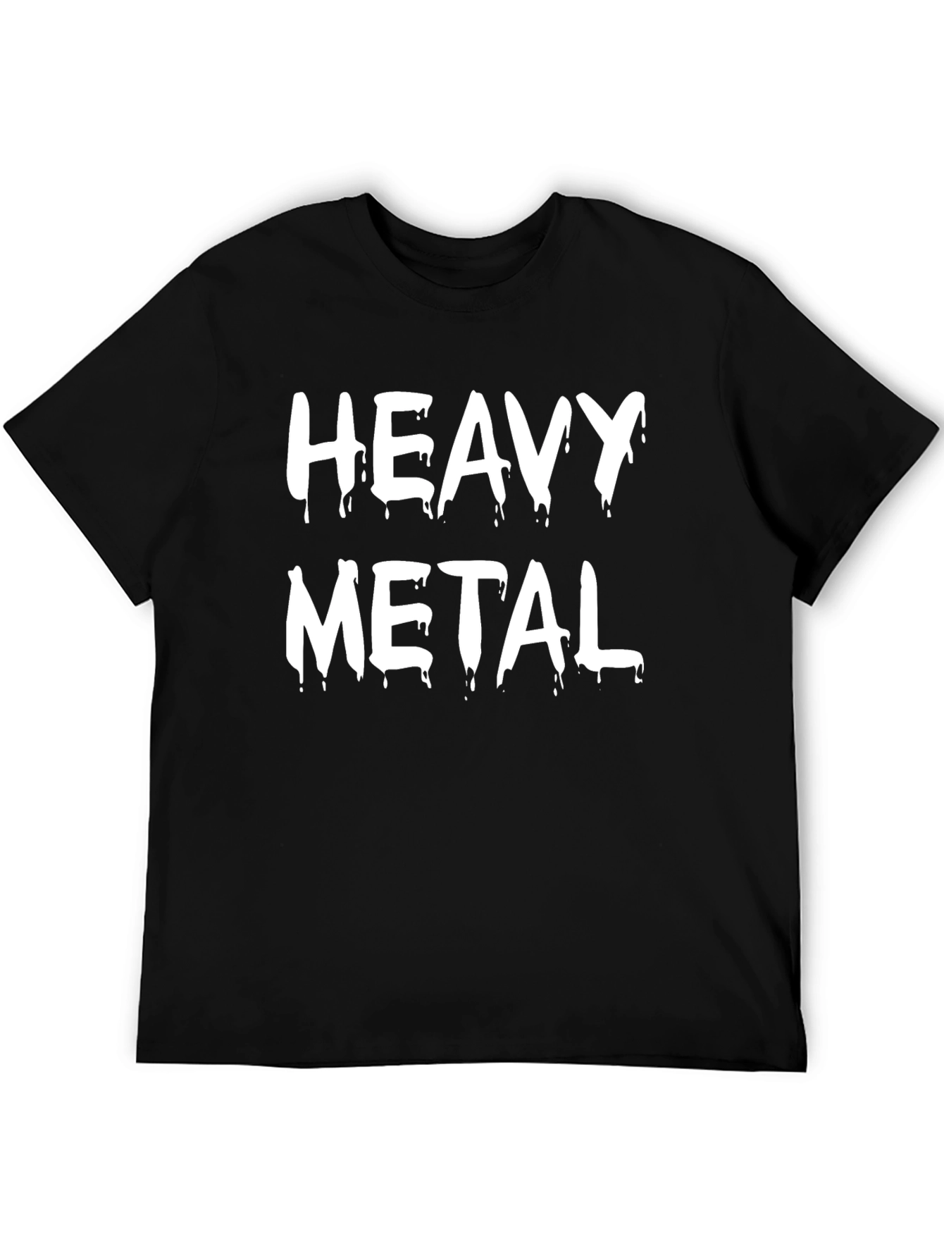 Heavy Metal Graphic T-Shirt - Black Cotton Tee