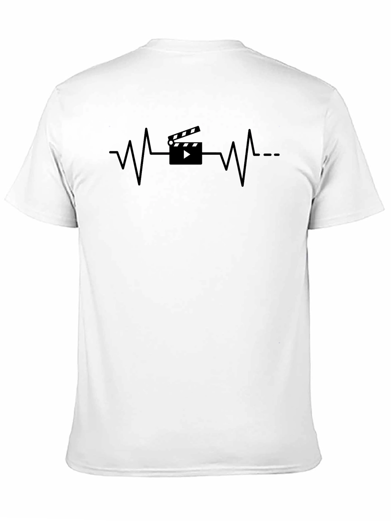 Movie Lover Heartbeat T-Shirt - Film Director Gift