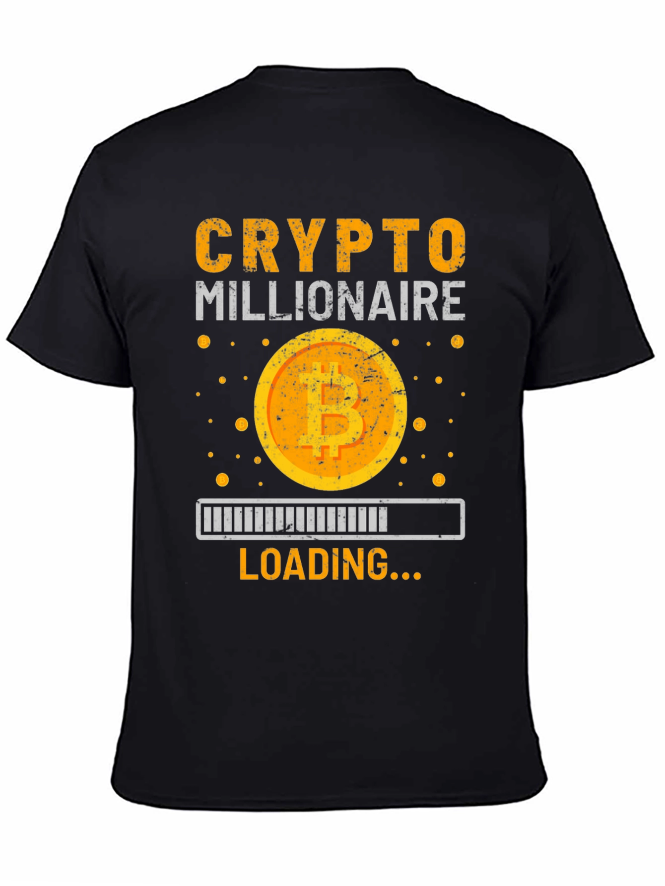 Crypto Millionaire Loading Graphic T-Shirt