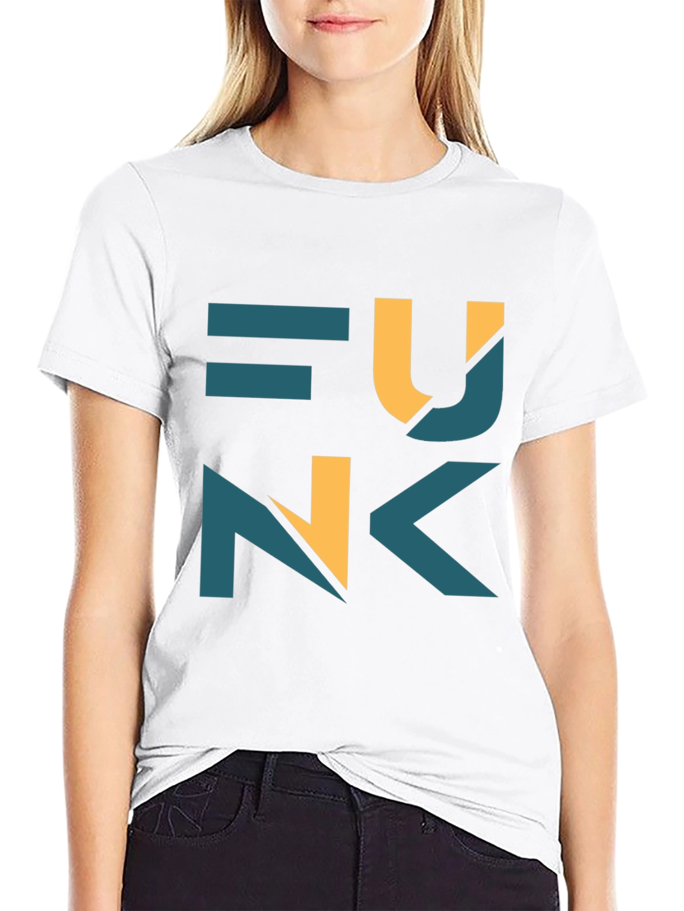 Funk Graphic Print Black T-Shirt