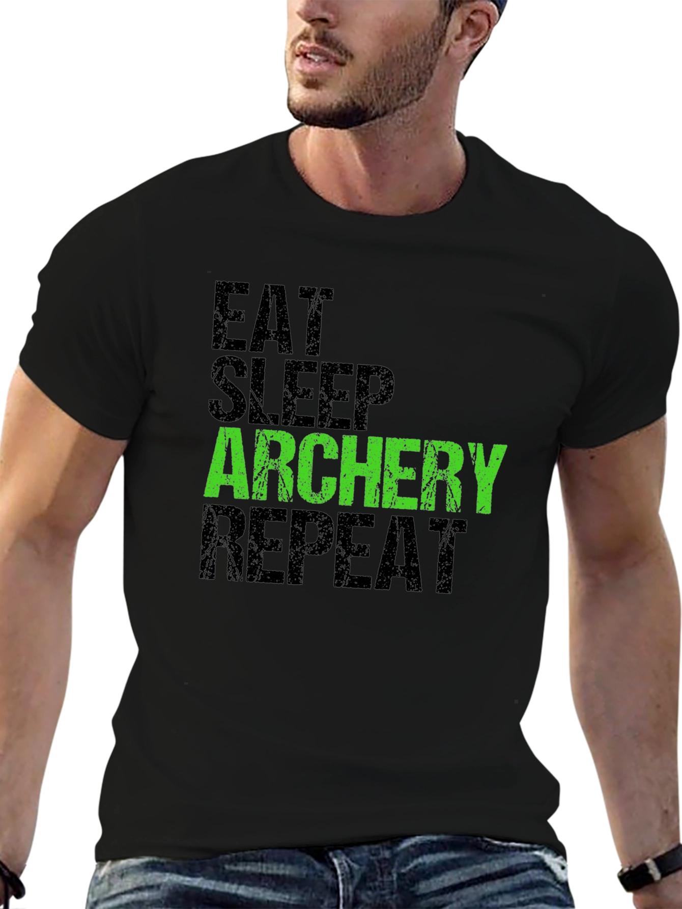 Eat Sleep Archery Repeat Graphic T-Shirt
