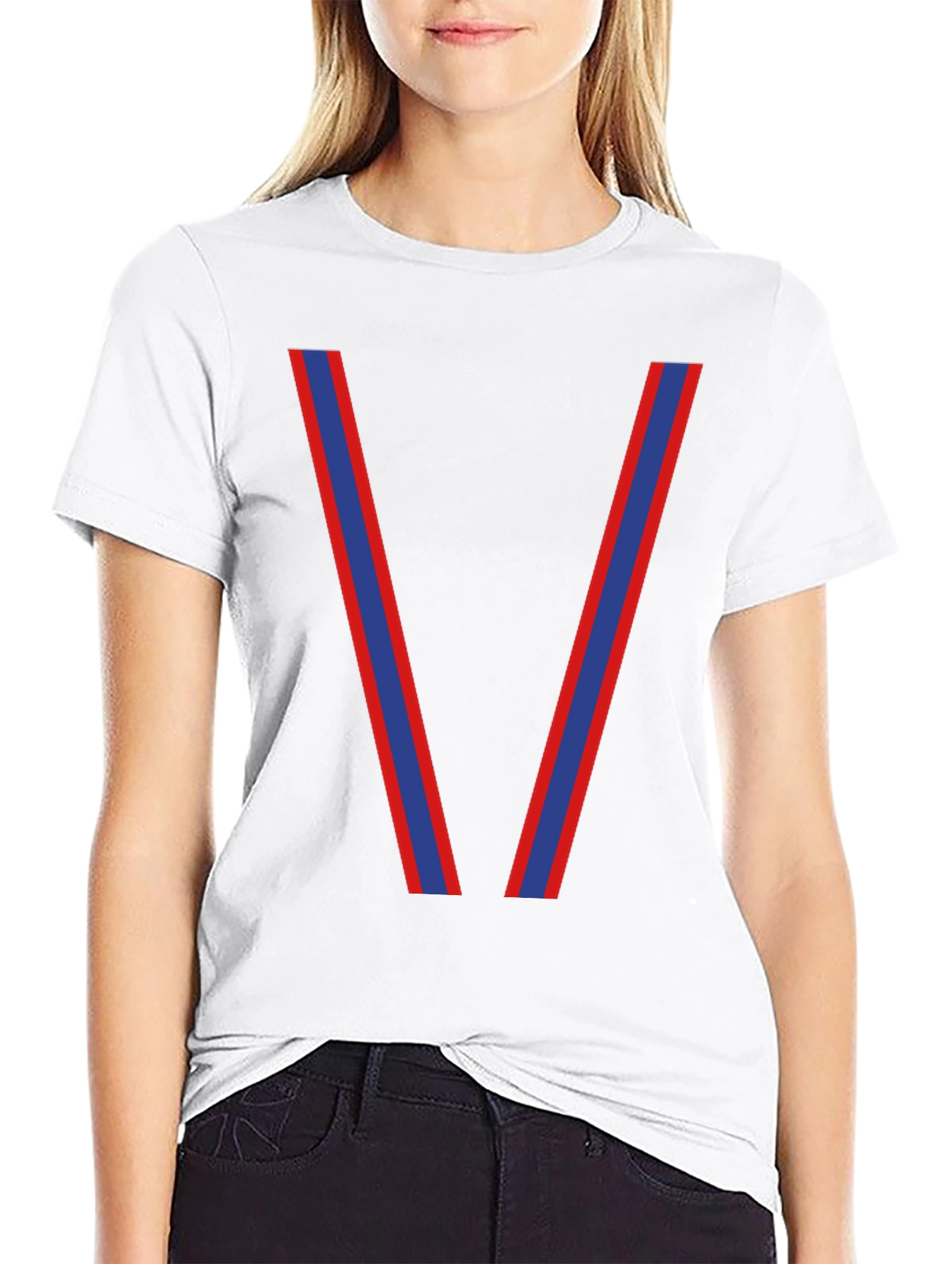 Modern V Graphic T-Shirt - Bold Style