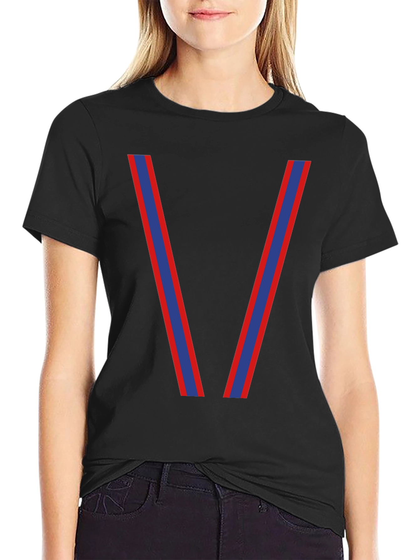 Modern V Graphic T-Shirt - Bold Style