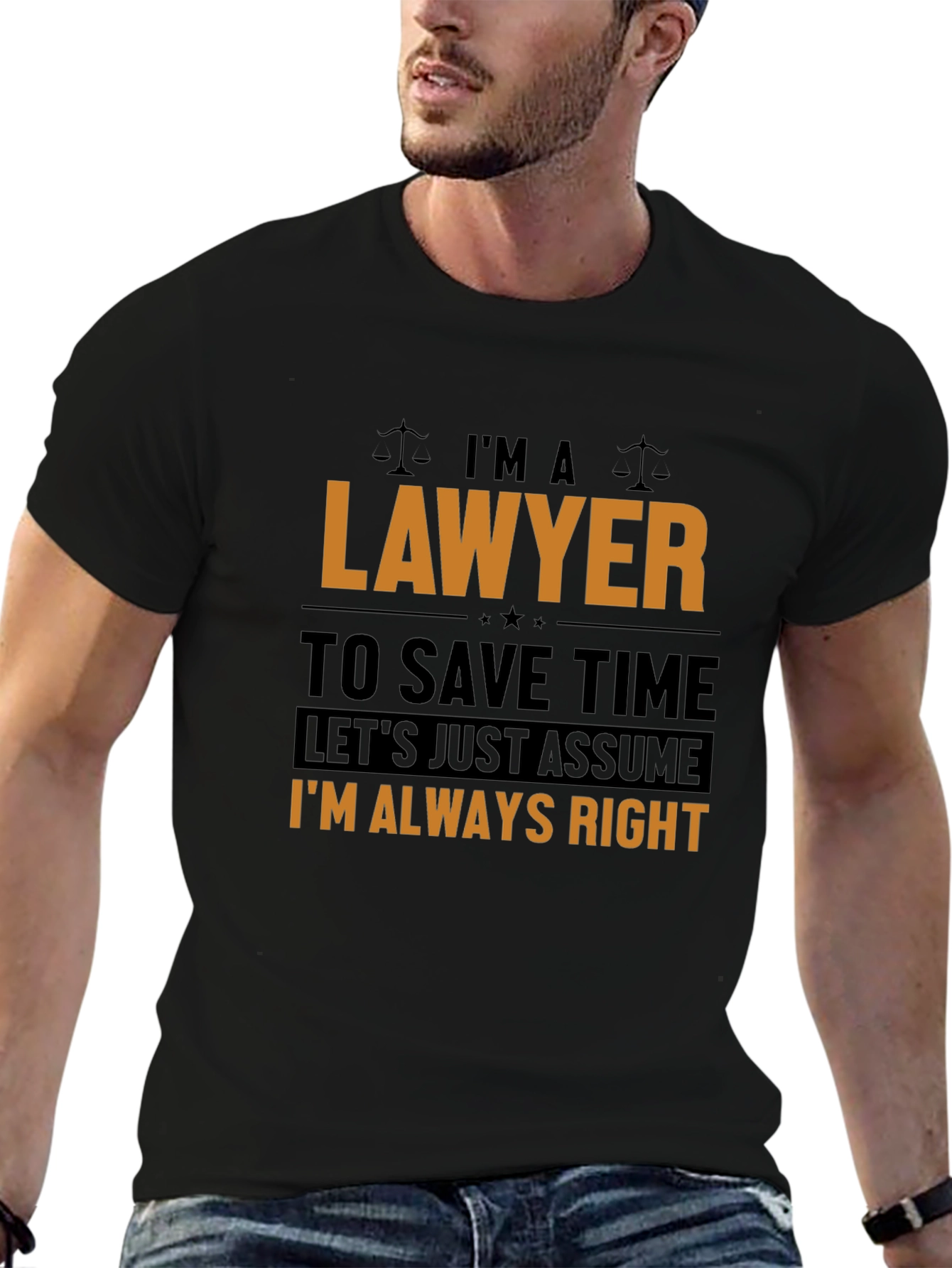 Lawyer T-Shirt: Im Always Right Funny Legal Tee