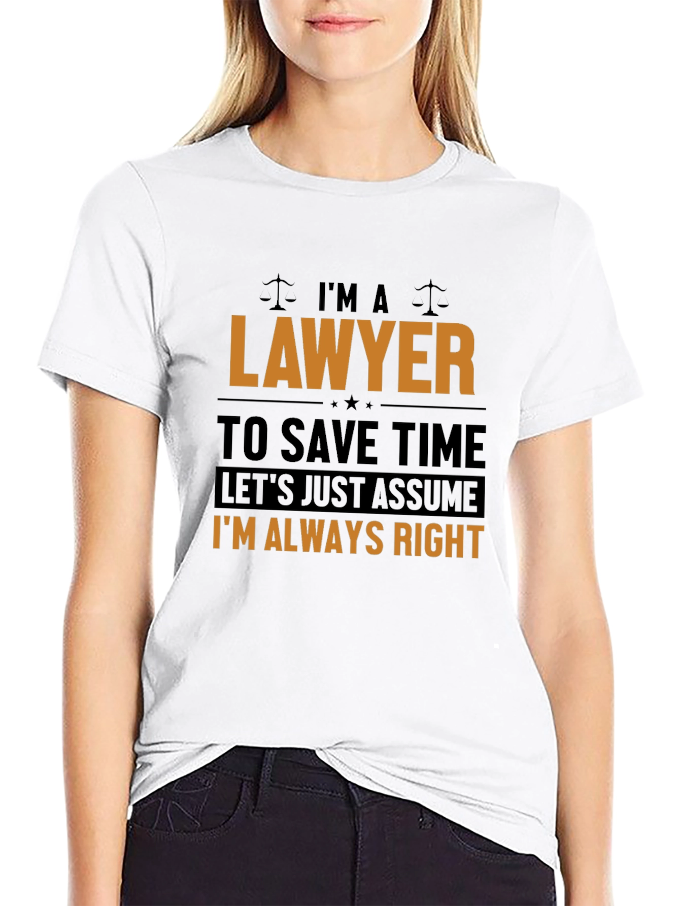 Lawyer T-Shirt: Im Always Right Funny Legal Tee