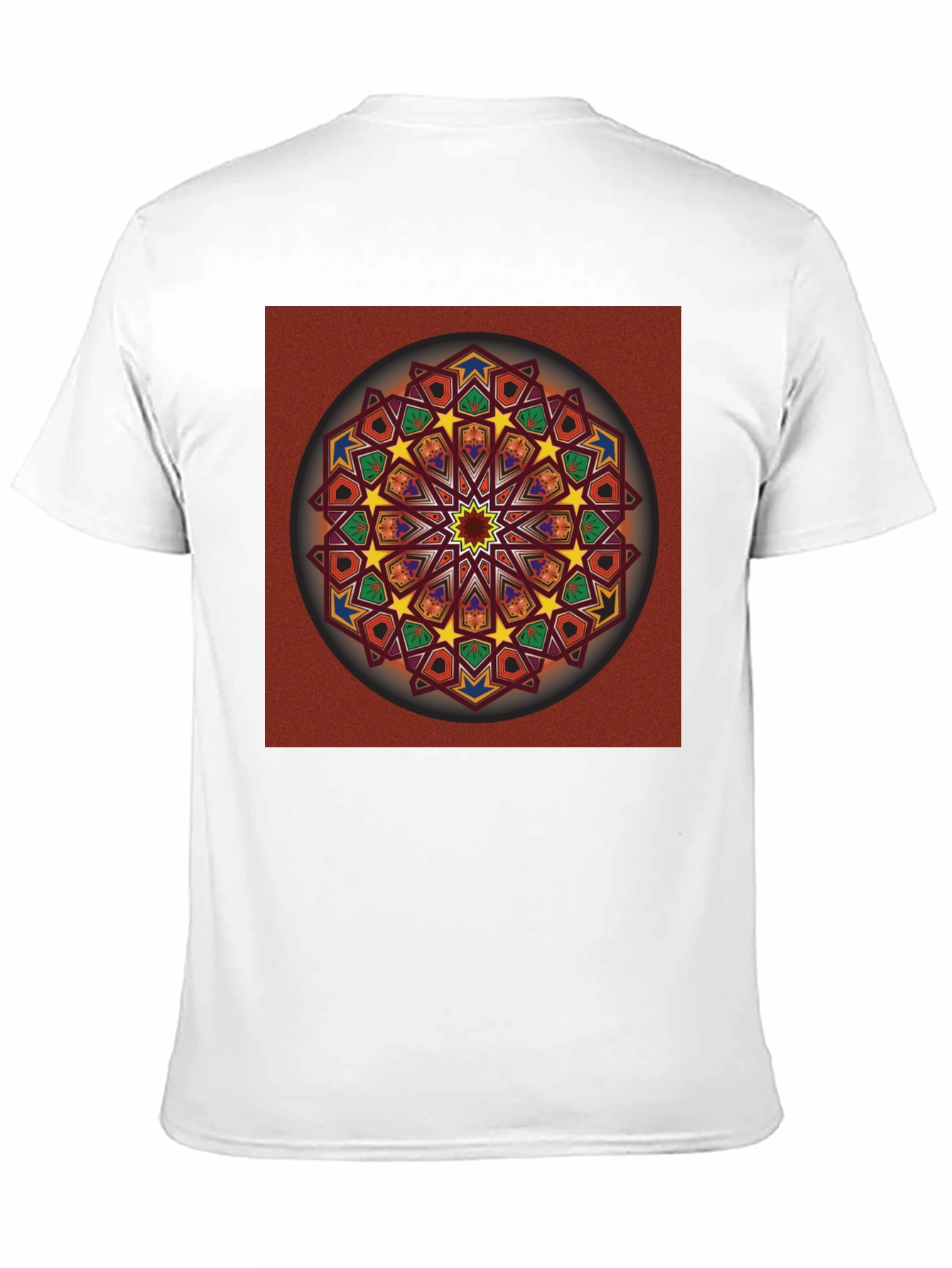 Geometric Mandala Graphic T-Shirt - Artistic Design