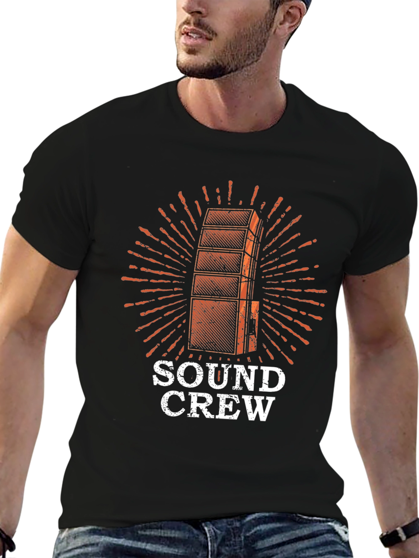 Sound Crew Graphic T-Shirt - Black