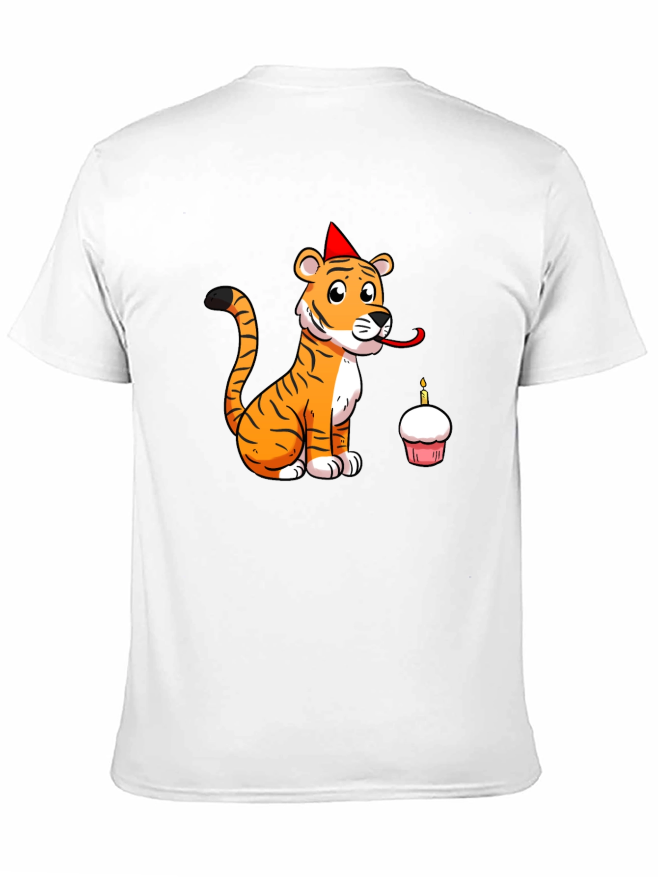 Birthday Tiger Graphic Tee - Black