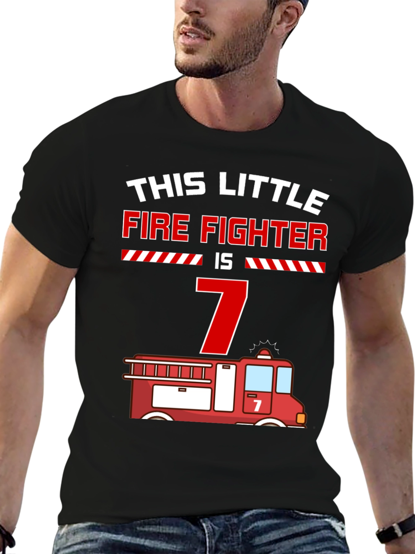 Firefighter Birthday Shirt - This Little Firefighter