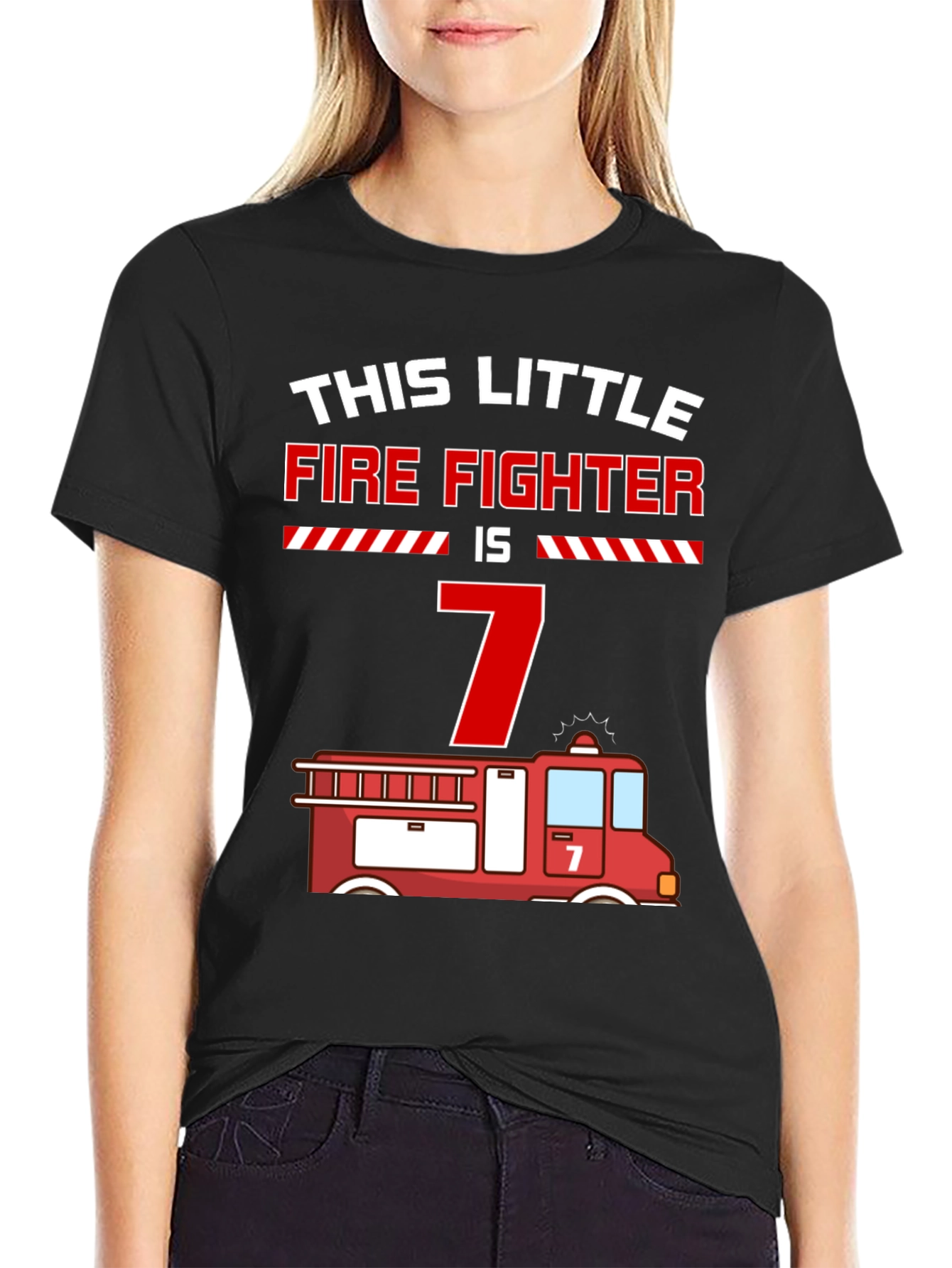 Firefighter Birthday Shirt - This Little Firefighter
