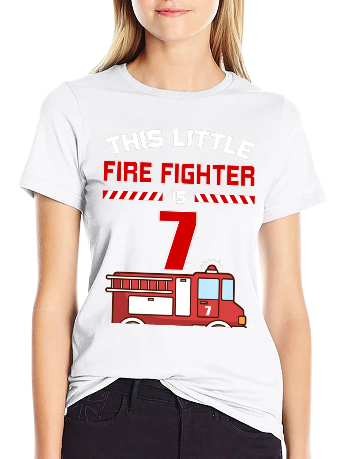 Firefighter Birthday Shirt - This Little Firefighter