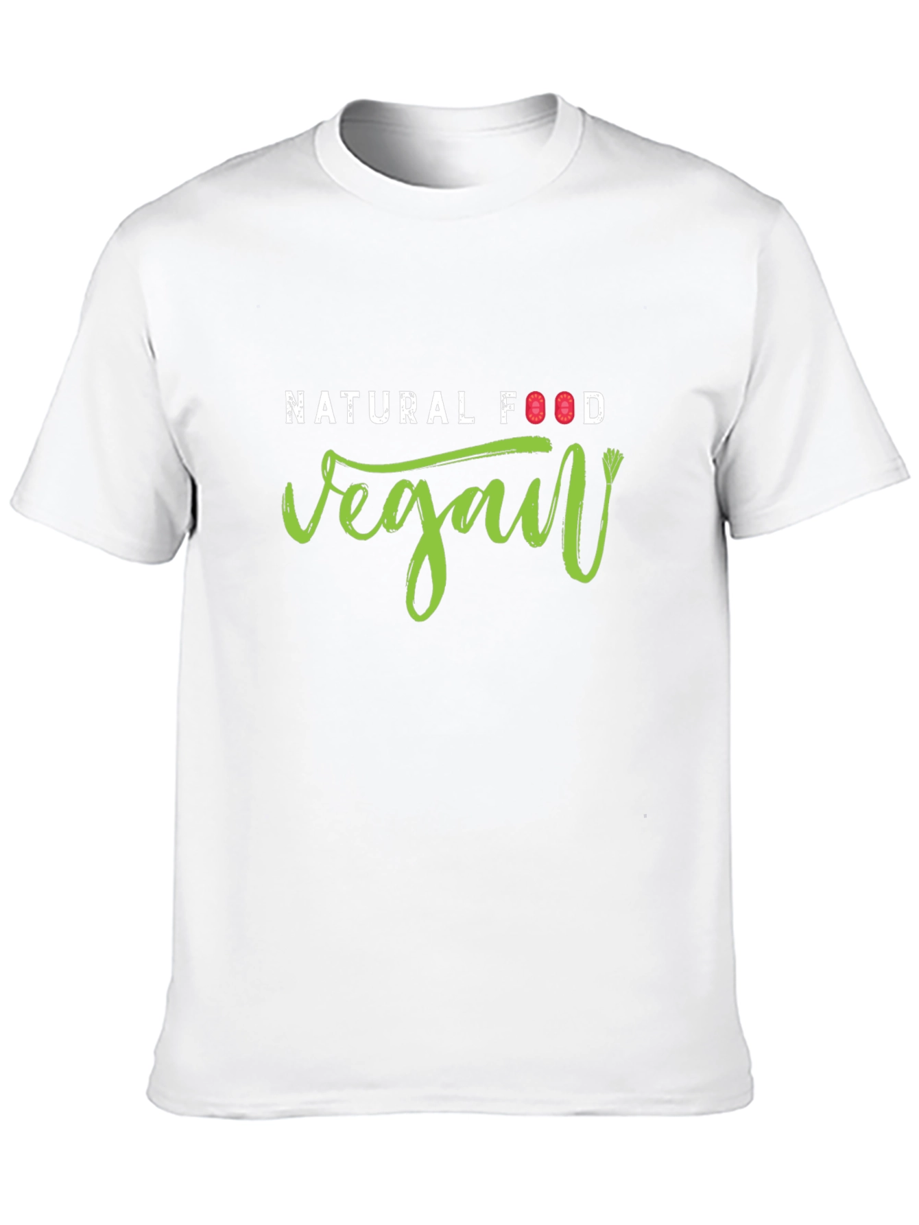 Vegan Natural Food Black T-Shirt